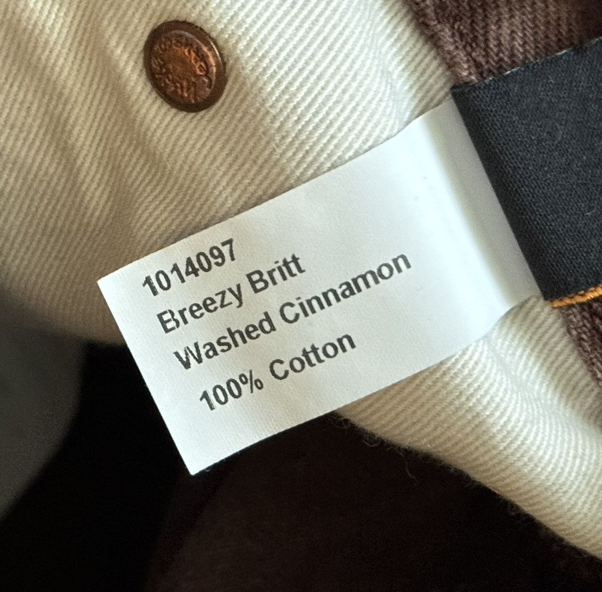 Nudie Jeans × Vintage Nudie jeans Co 27/28 breezy Britt cinnamon pant denim chino Size 27" / US 4 / IT 40 - 17 Thumbnail