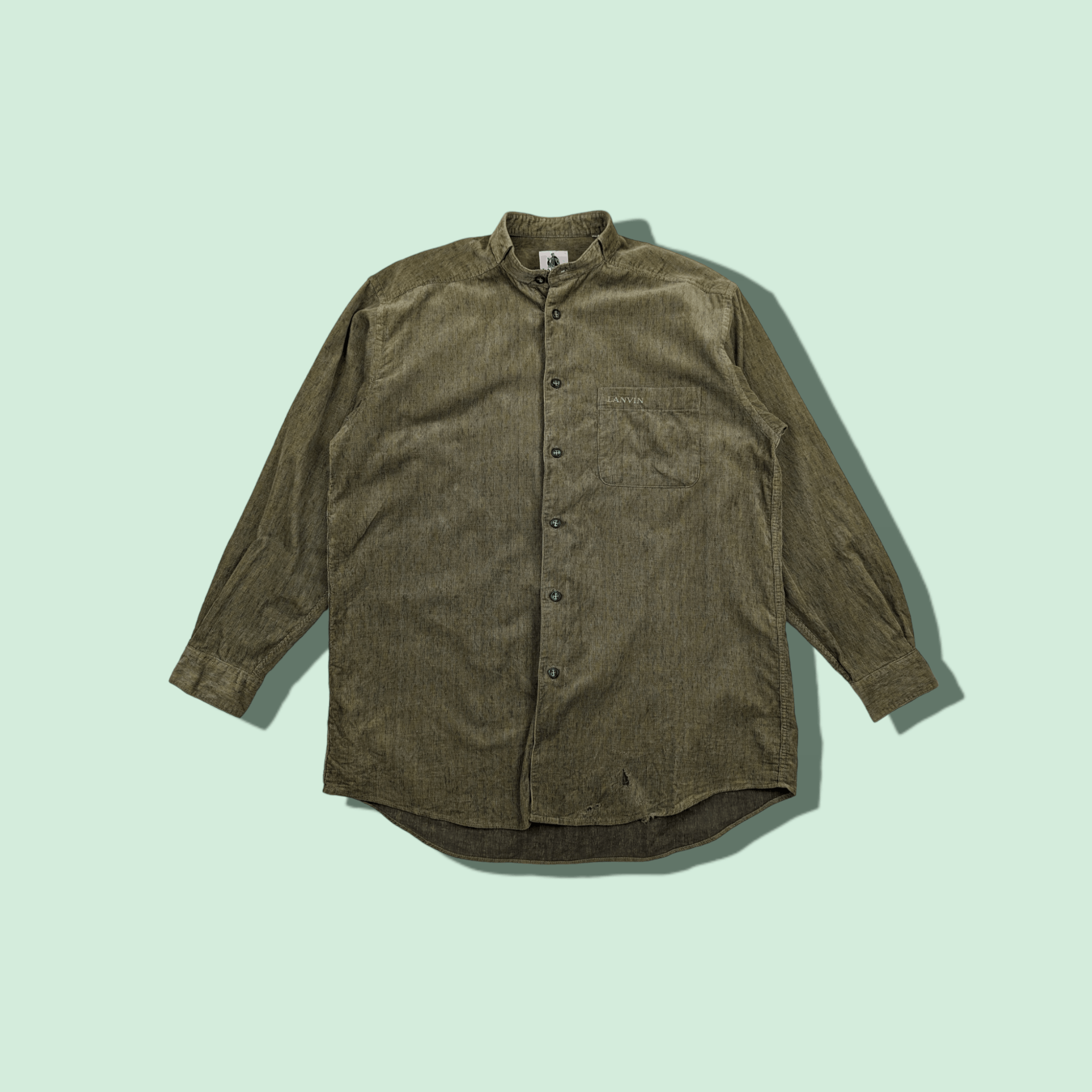 Lanvin LANVIN Corduroy Button Up Shirt Size US M / EU 48-50 / 2 - 1 Thumbnail
