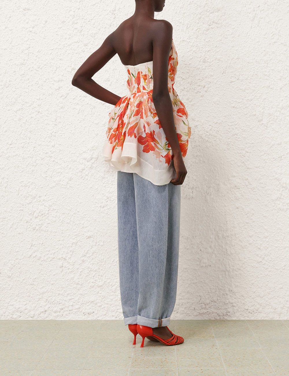 Zimmermann oc11z0525 Tranquillity Mini Dress in Multicolor Size M / US 6-8 / IT 42-44 - 4 Thumbnail