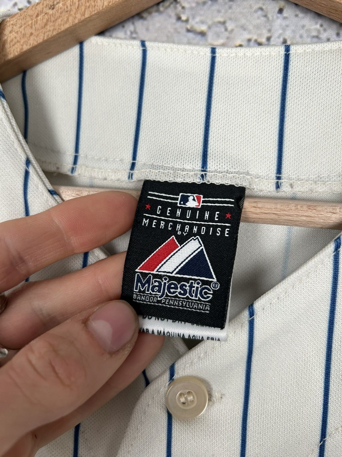 MLB Vintage Majestic MLB New York Mets Sport Streetwear Rare 90s Size US L / EU 52-54 / 3 - 7 Thumbnail