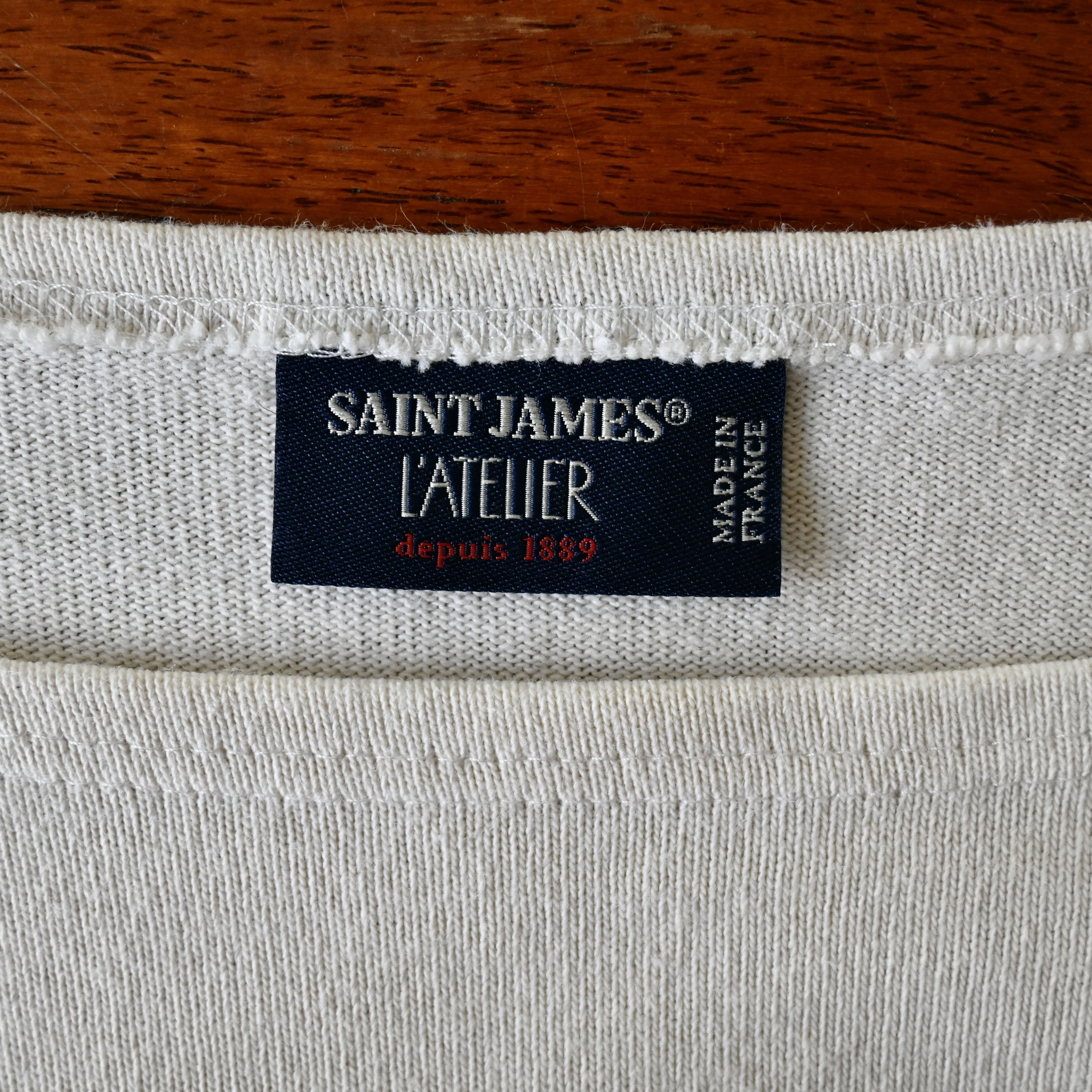 Saint James SAINT JAMES "GUILDO" heavyweight solid breton shirt, 4/M Size US M / EU 48-50 / 2 - 8 Thumbnail