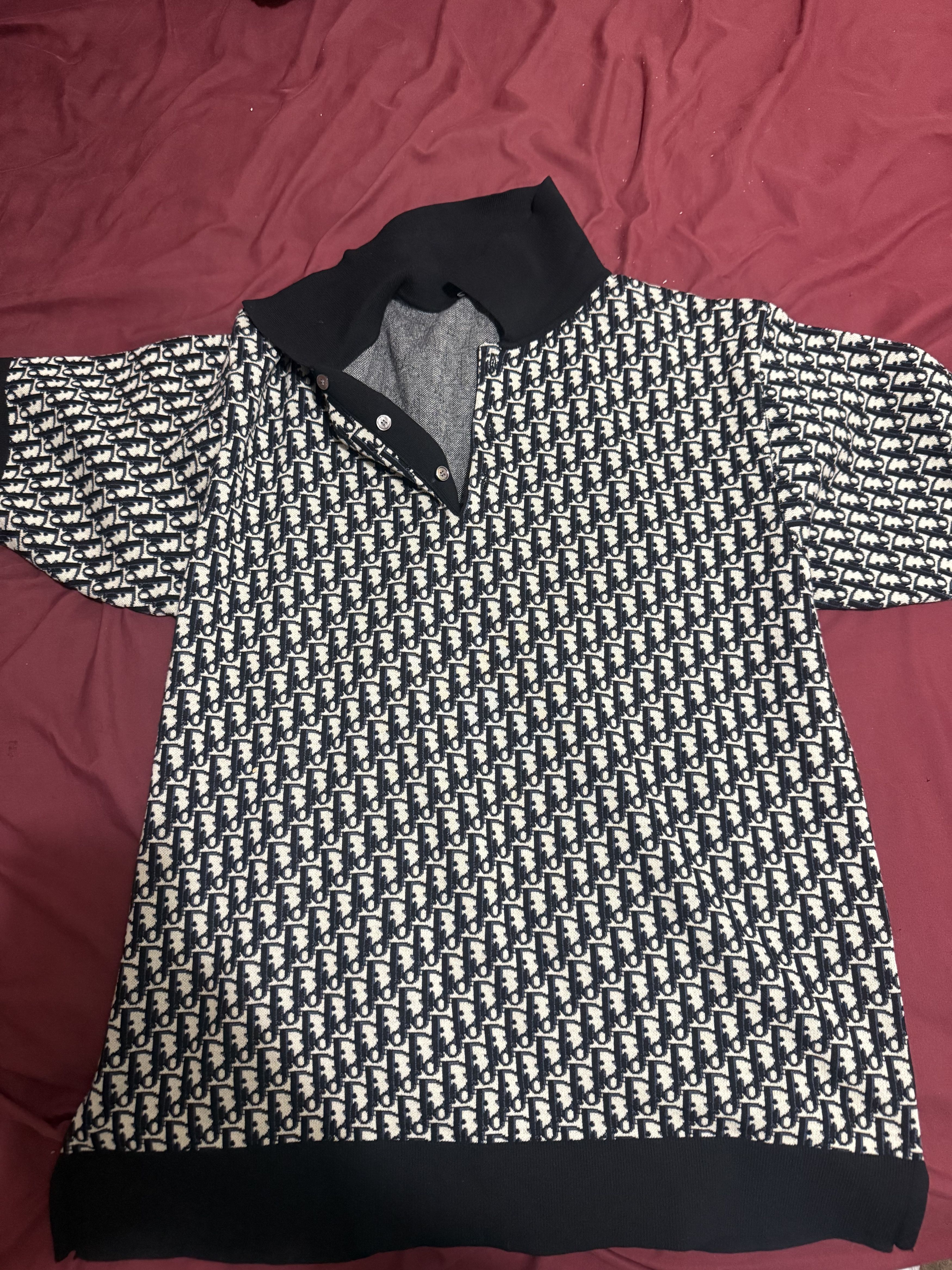 Dior Dior Oblique Monogram Cotton button up Shirt Size US L / EU 52-54 / 3 - 1 Thumbnail