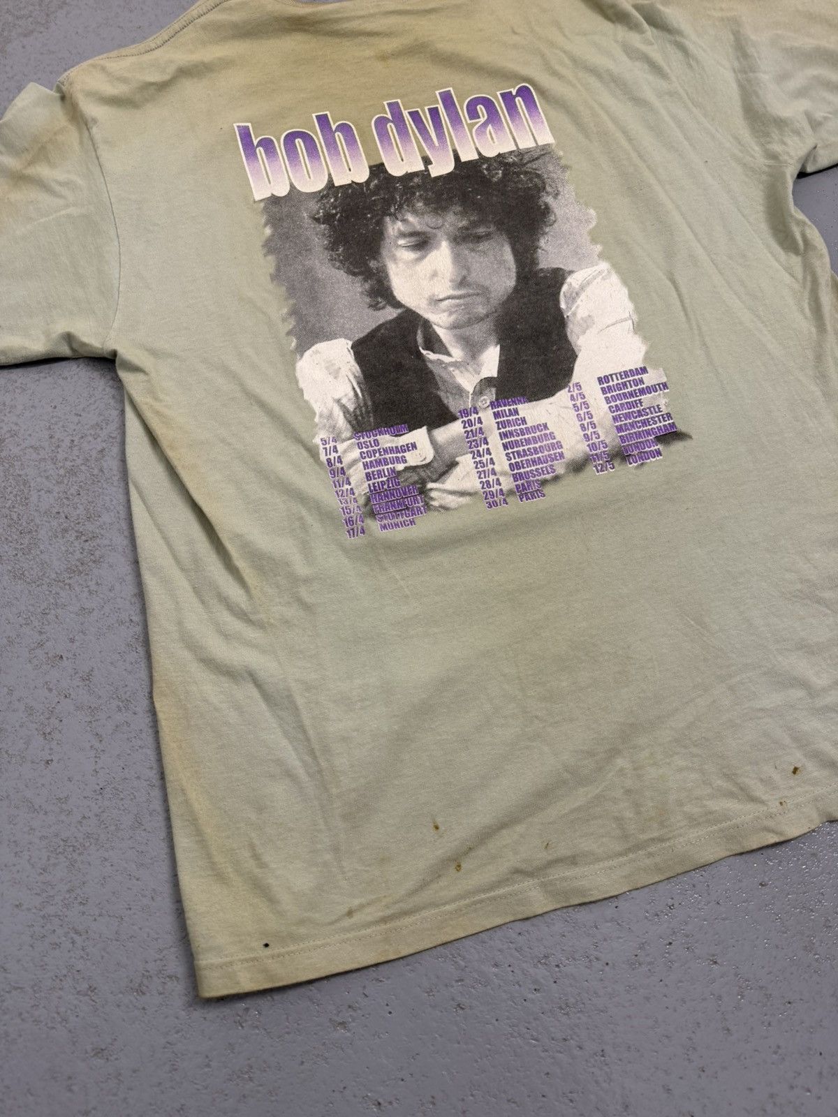 Band Tees Vintage Bob Dylan Tour T-Shirt Size US XXL / EU 58 / 5 - 13 Thumbnail