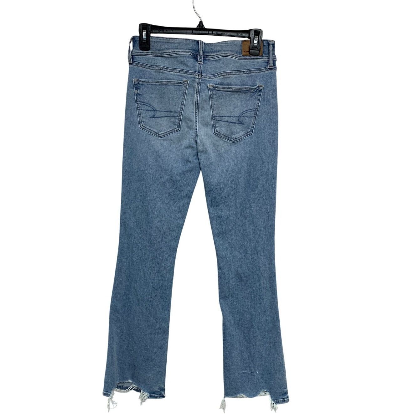 American Eagle Outfitters New American Eagle Womens Size 6 Kick Denim Blue Jeans Size 28" / US 6 / IT 42 - 3 Thumbnail