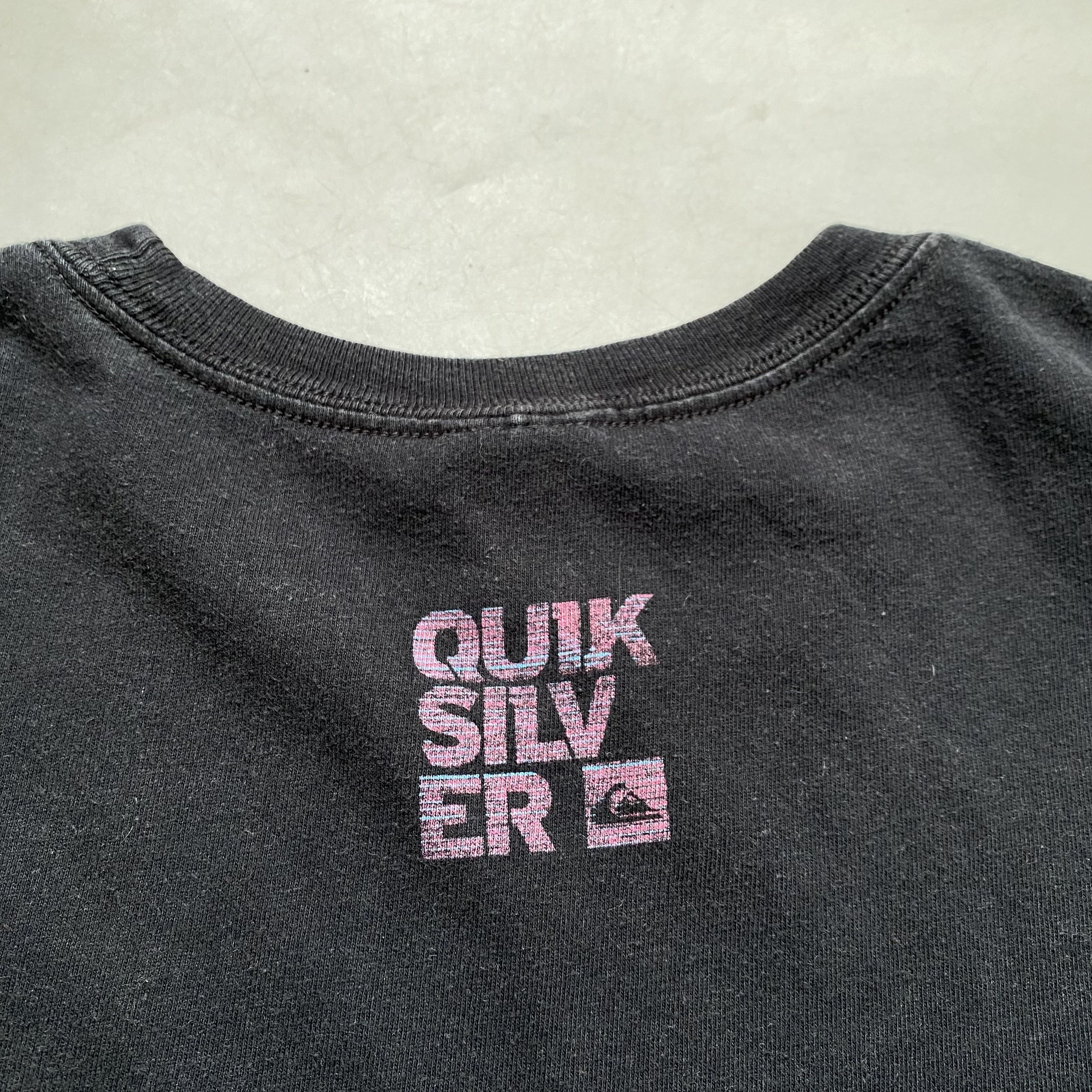 Quiksilver 🏄🏼‍♂️ Vintage 90s Faded QUIKSILVER tee center logo Skater Size US L / EU 52-54 / 3 - 8 Thumbnail