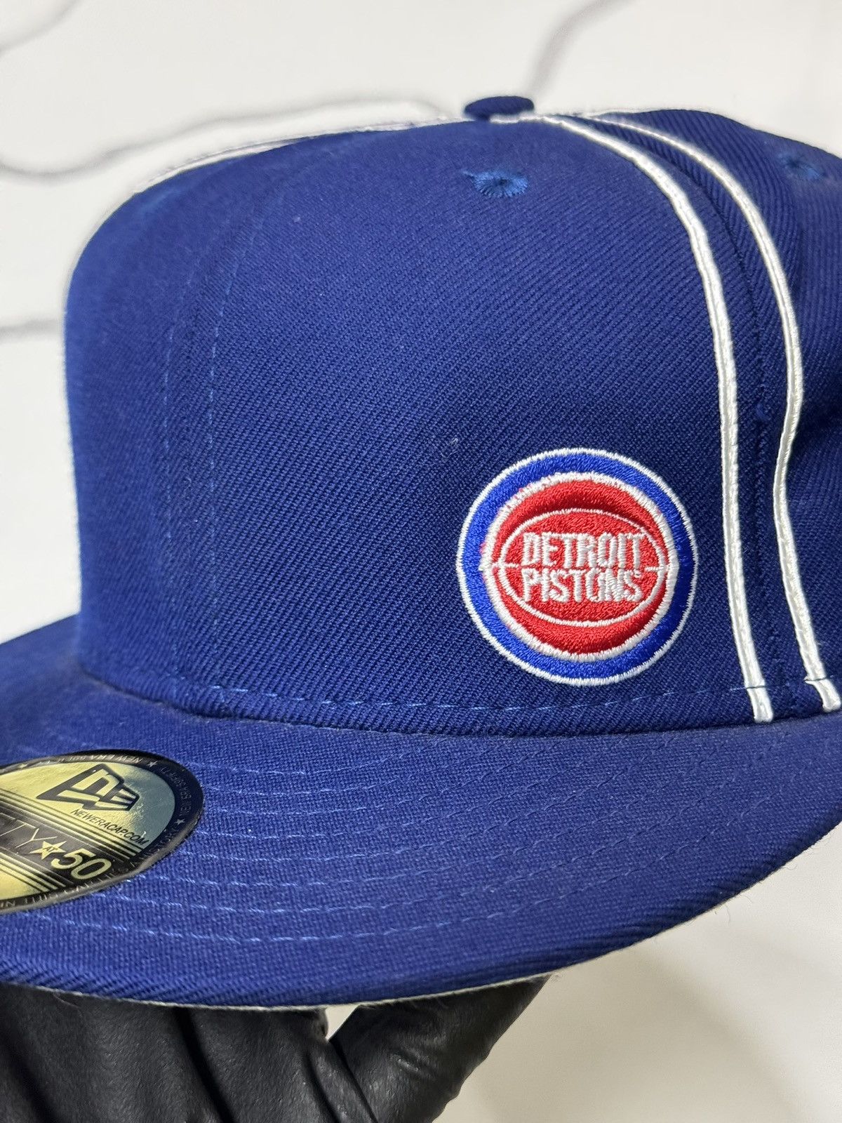 New Era New Era 59FIFTY Hardwood Classics Detroit Pistons Fitted Hat Size ONE SIZE - 2 Thumbnail