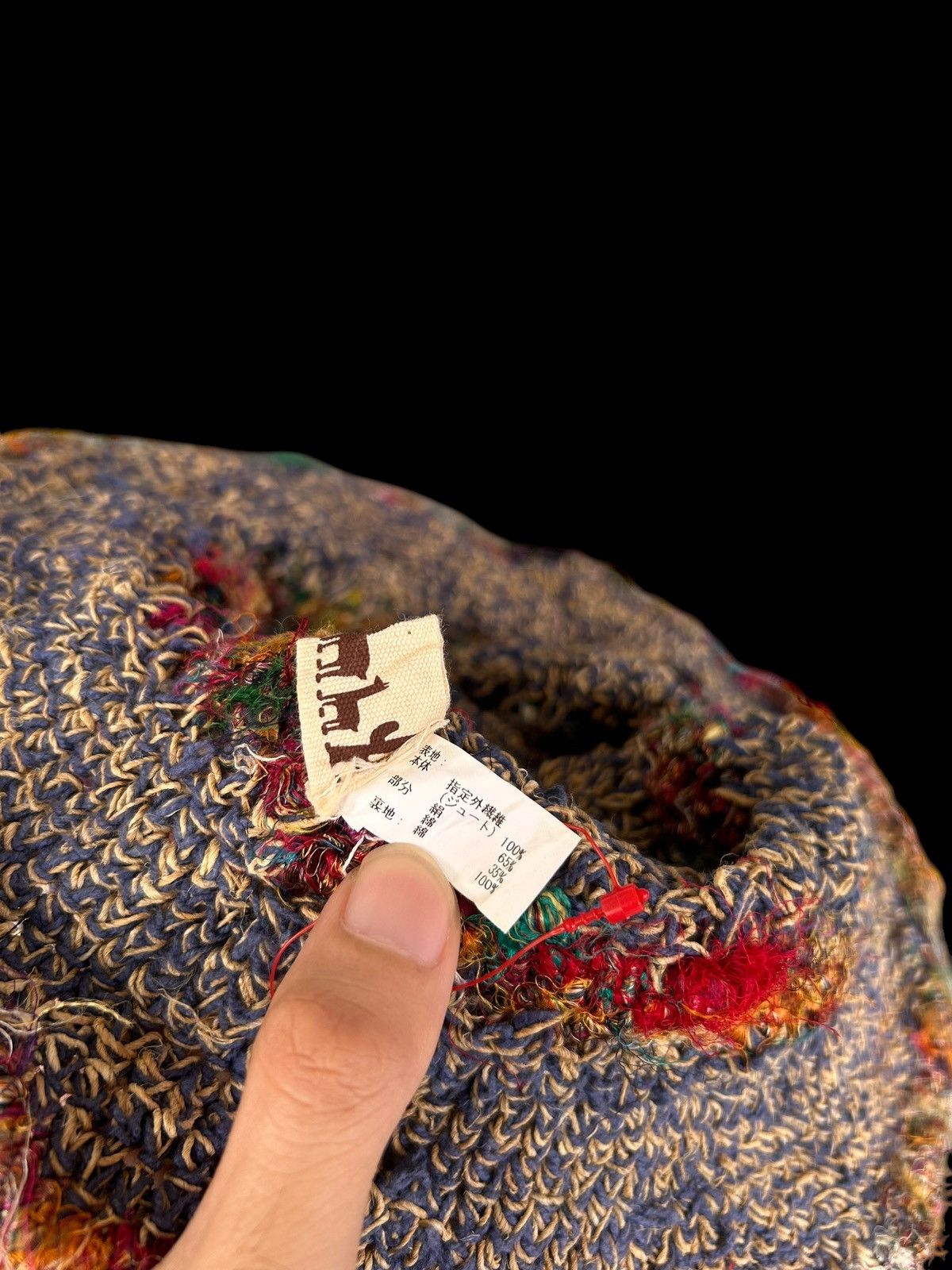 Japanese Brand × Kapital × Vintage TITICACA Crochet Knitted Custom Rare Bucket Hats ☠️☠️ Size ONE SIZE - 12 Thumbnail
