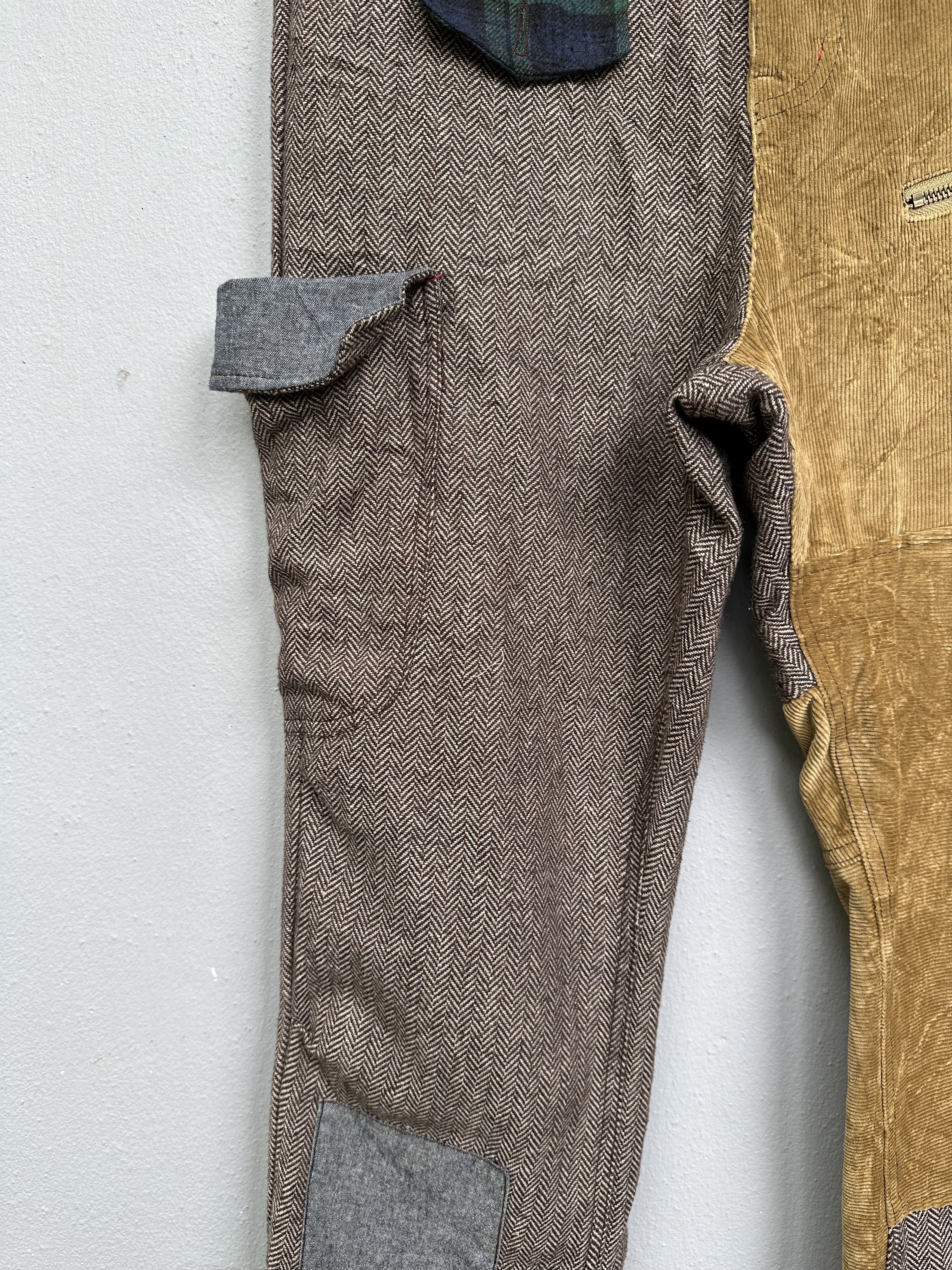 Kapital Brth Breath Reconstructed Hybrid Reworked Patchwork Pant Size US 34 / EU 50 - 8 Thumbnail