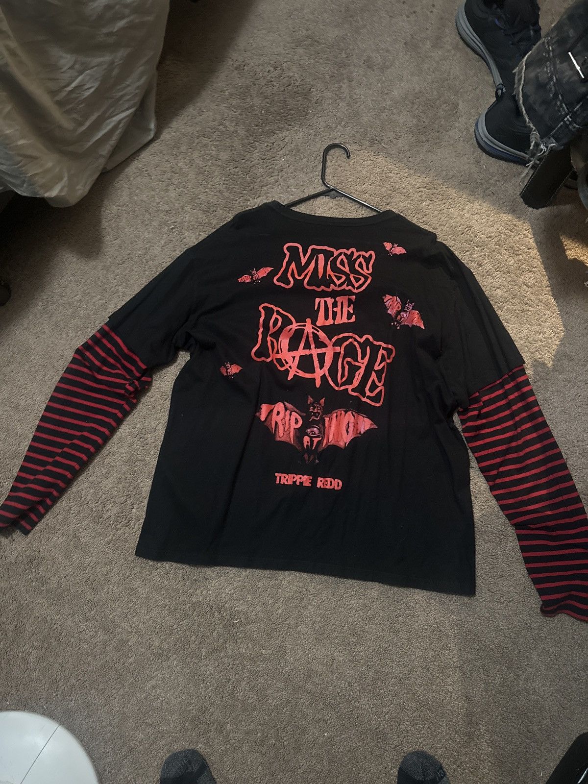 Trippie Redd Trippie Redd Trip at knight longsleeve Size US XXL / EU 58 / 5 - 1 Thumbnail