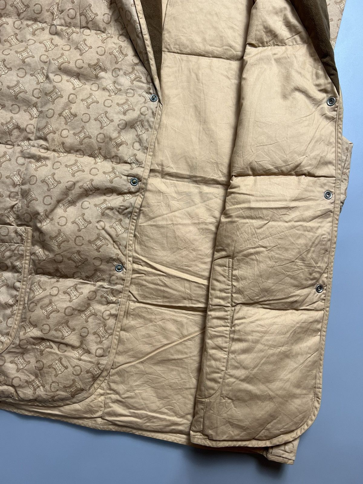 Celine Vintage Celine Monogram Light Puffer Vest Size US L / EU 52-54 / 3 - 4 Thumbnail