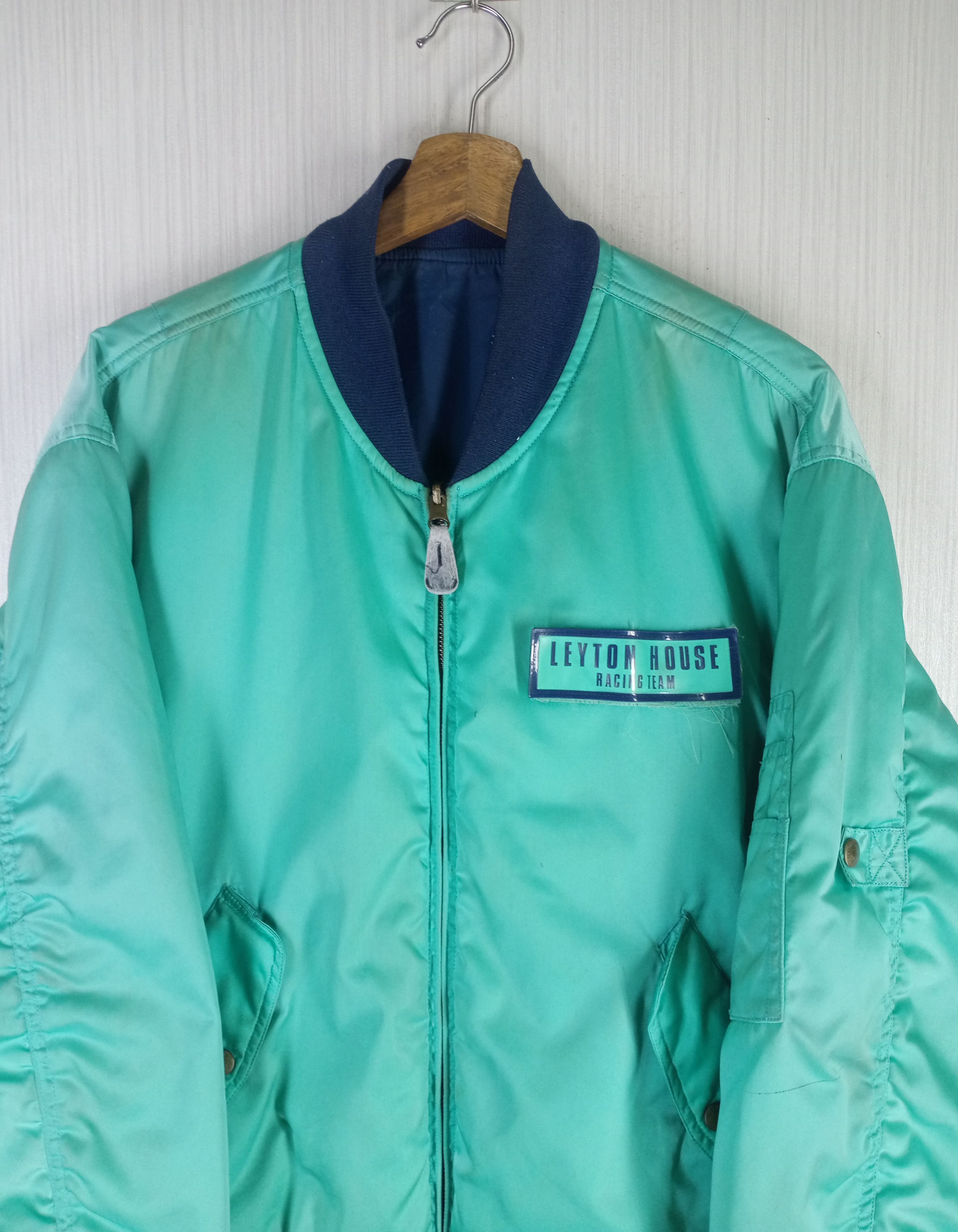 Sports Specialties Vintage 90s Leyton House Racing Team Bomber Jacket Size US M / EU 48-50 / 2 - 4 Thumbnail