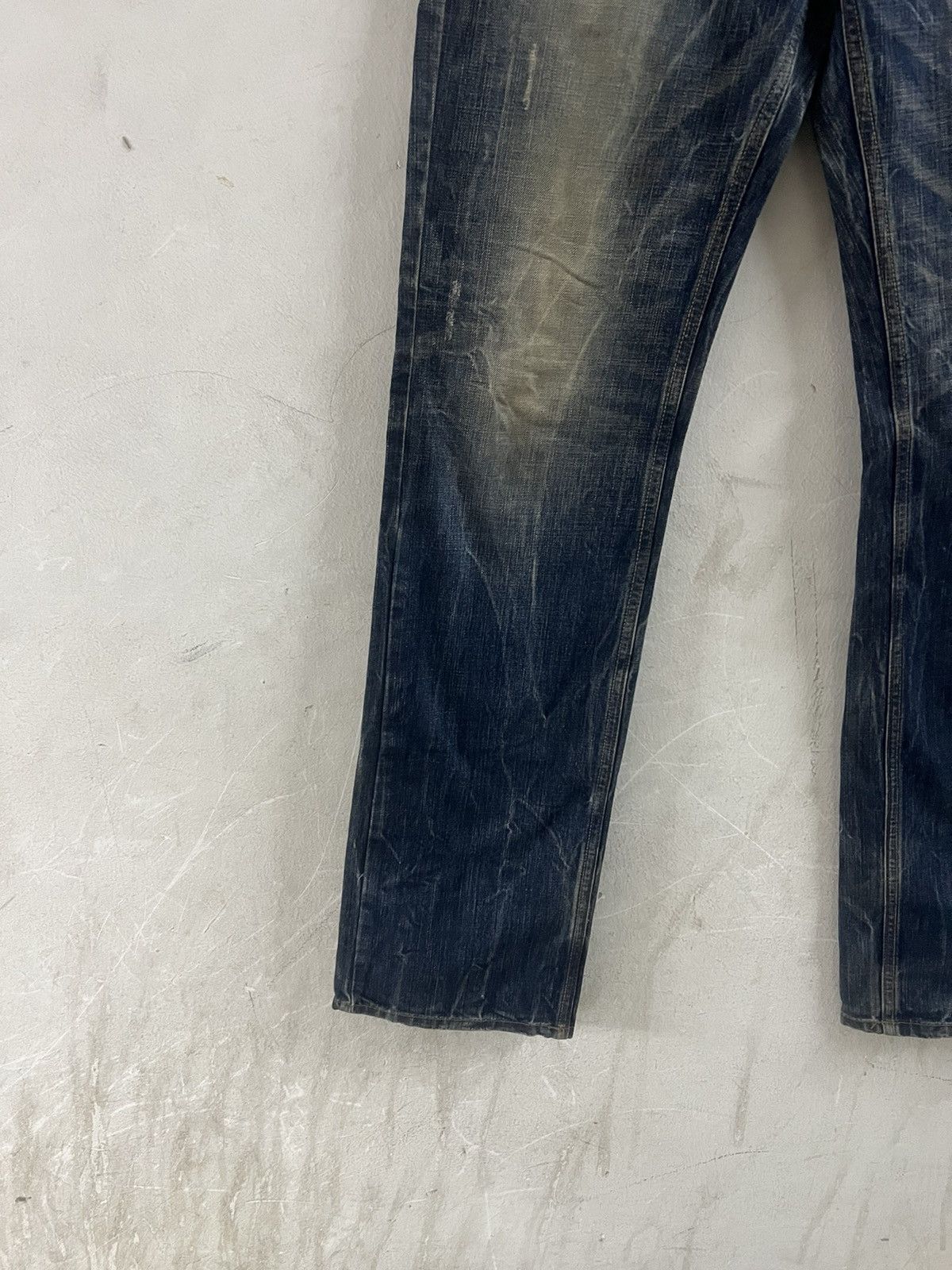 4GSELLER × Japanese Brand THRASHED RED PEPPER DISTRESSED DENIM PANT Size US 31 - 4 Thumbnail