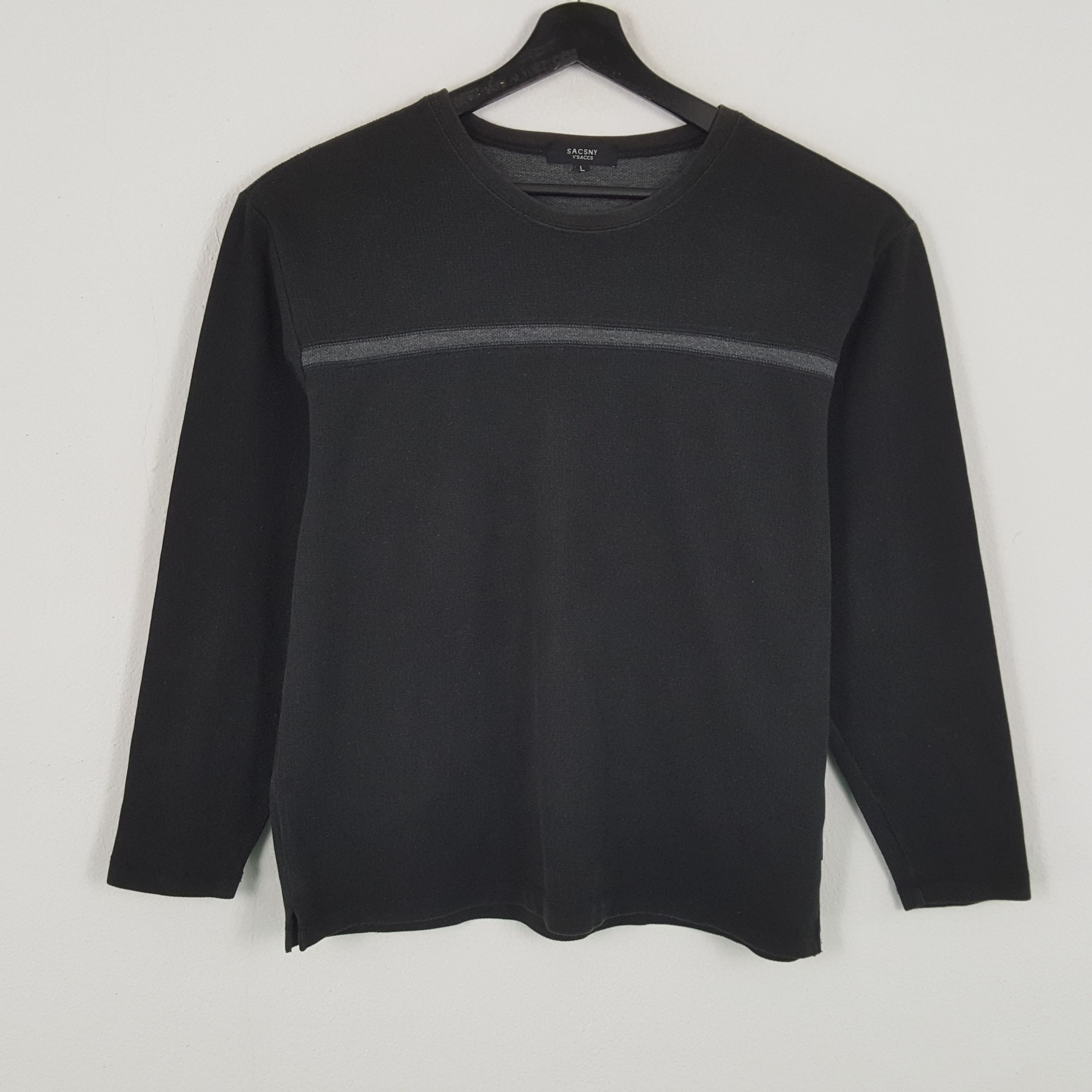 Designer × Vintage × Yohji Yamamoto SACSNY Designer YOHJI YAMAMOTO Custom Art Logo Style Tshirt Size US L / EU 52-54 / 3 - 3 Thumbnail