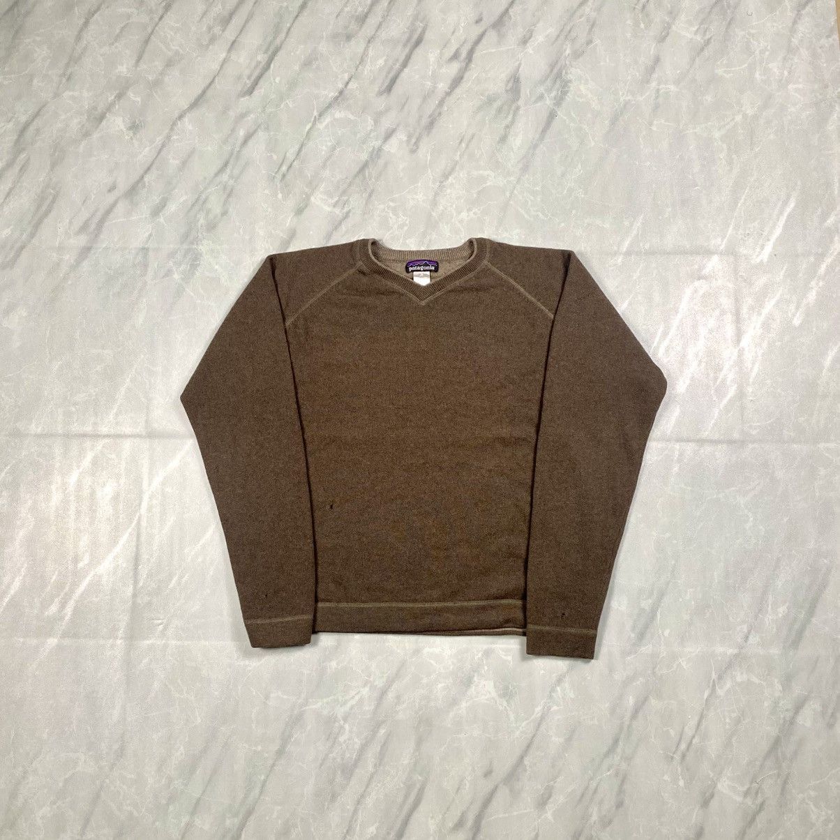 Patagonia Vintage Patagonia Wool Knit Brown Boxy Sweaters Size US M / EU 48-50 / 2 - 1 Thumbnail