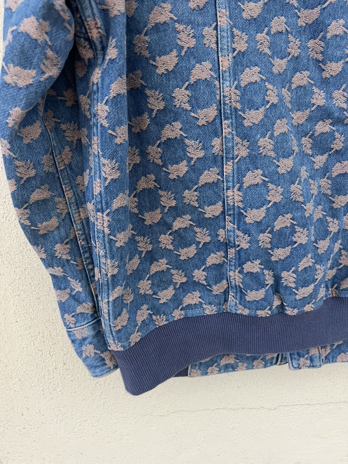 Issey Miyake Mercibeaucoup Embroidered Denim Bomber Trucker Jacket Size US M / EU 48-50 / 2 - 18 Thumbnail