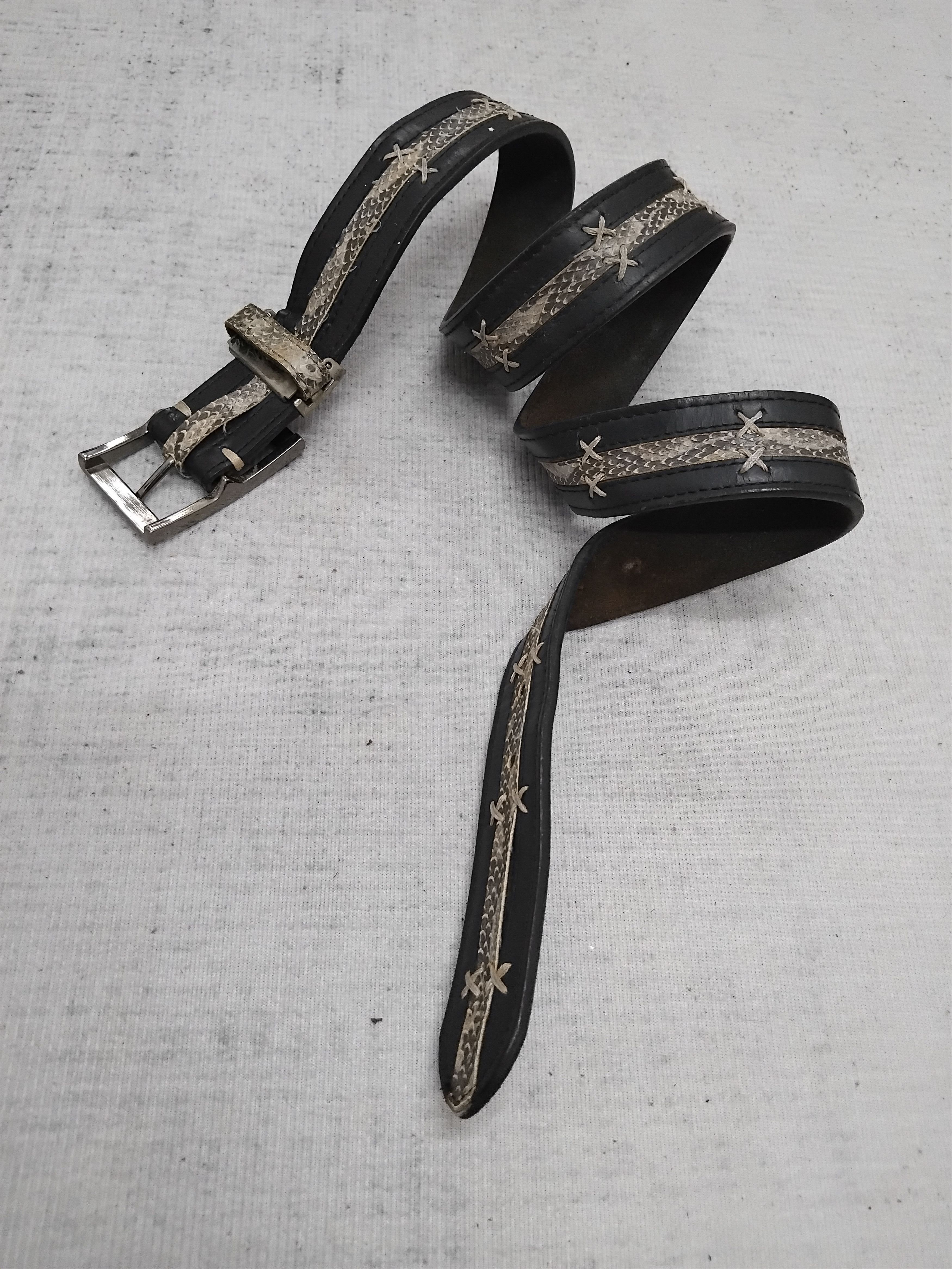 Comme Ca Ism 💥Comme ca ism snake skin leather belt Size ONE SIZE - 1 Thumbnail