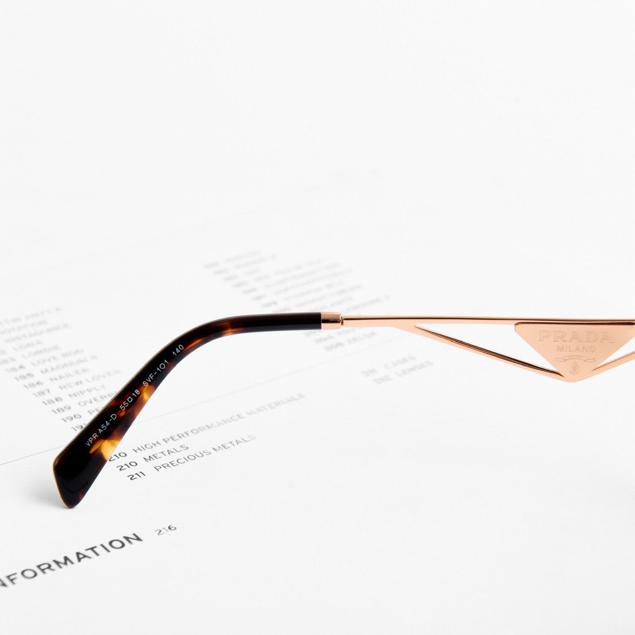 Prada PRADA 0PR A54VD SVF1O1 GLASSES Size ONE SIZE - 5 Thumbnail