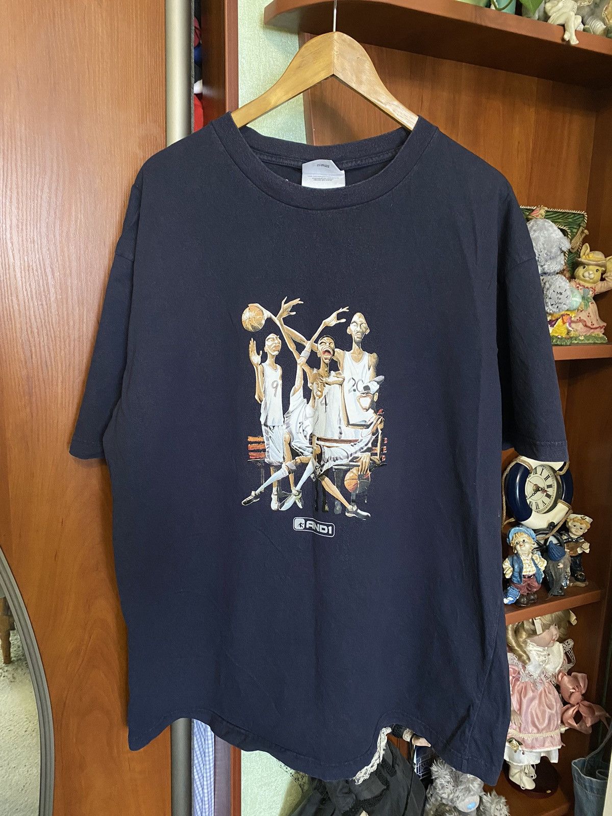 NBA × Nike × Vintage Crazy Vintage Y2K And 1 Basketball Tee streetball Size US XXL / EU 58 / 5 - 1 Thumbnail