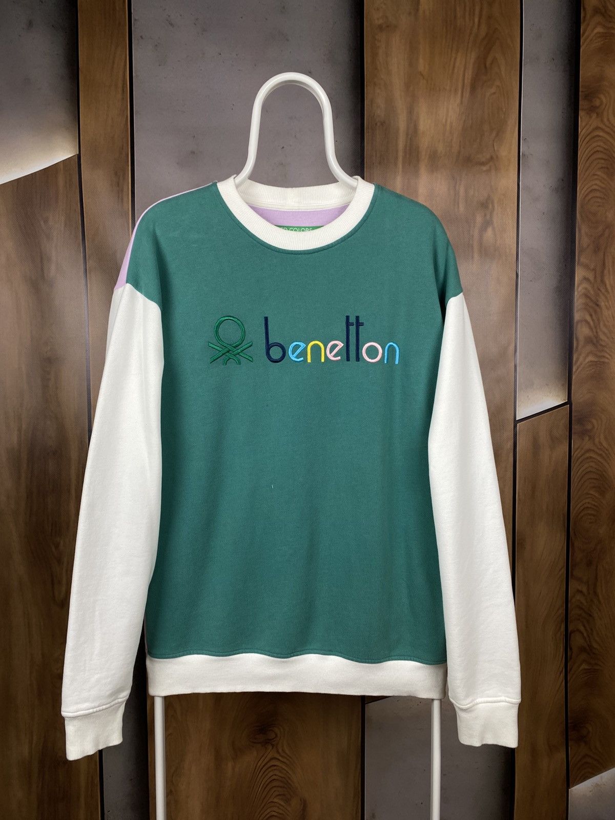 Benetton 🔥Sweatshirt United Colors Of Benetton Made In Italy Luxury🔥 Size US M / EU 48-50 / 2 - 1 Thumbnail