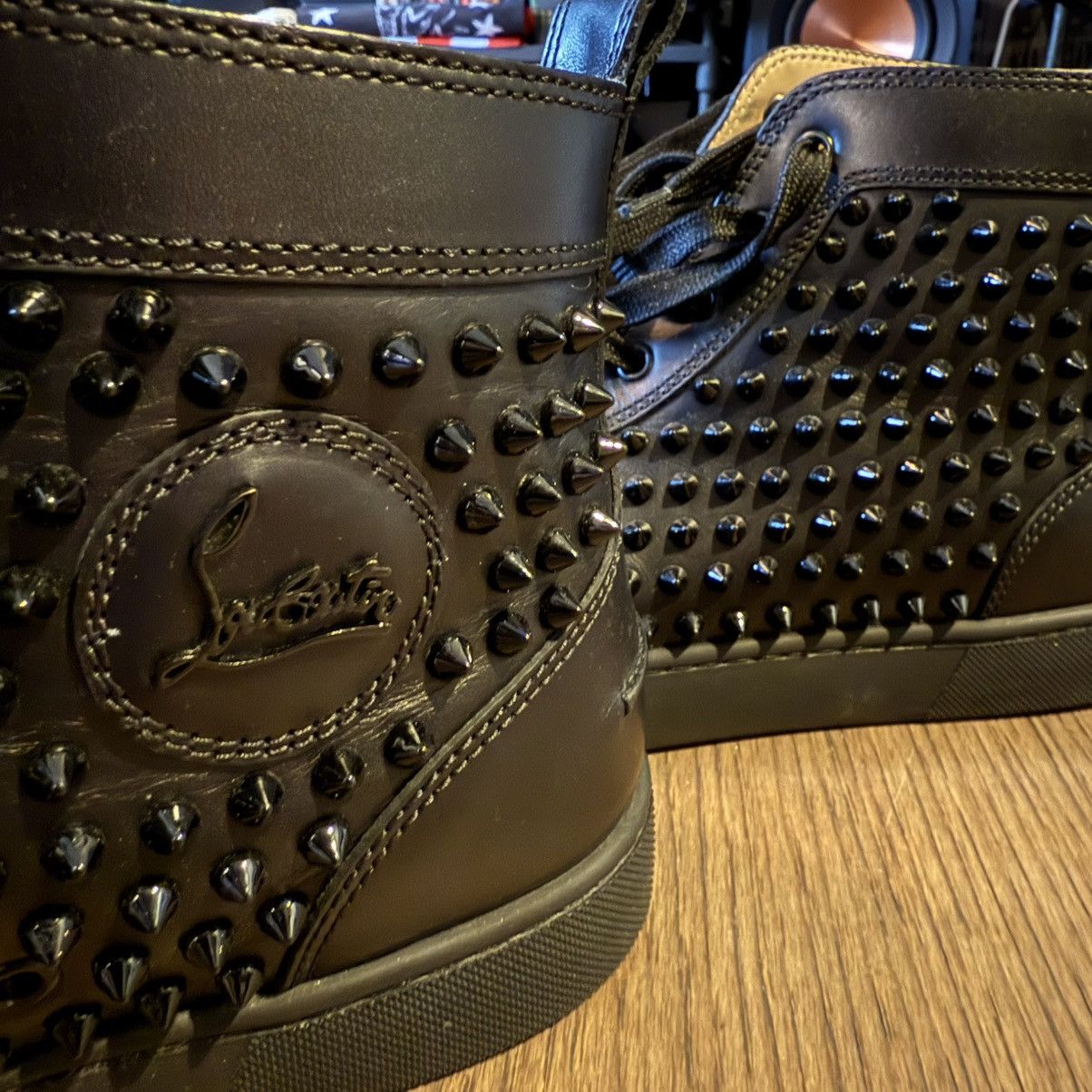 Christian Louboutin Louboutin Spiked Hightop Sneakers Size US 9.5 / EU 42-43 - 6 Thumbnail