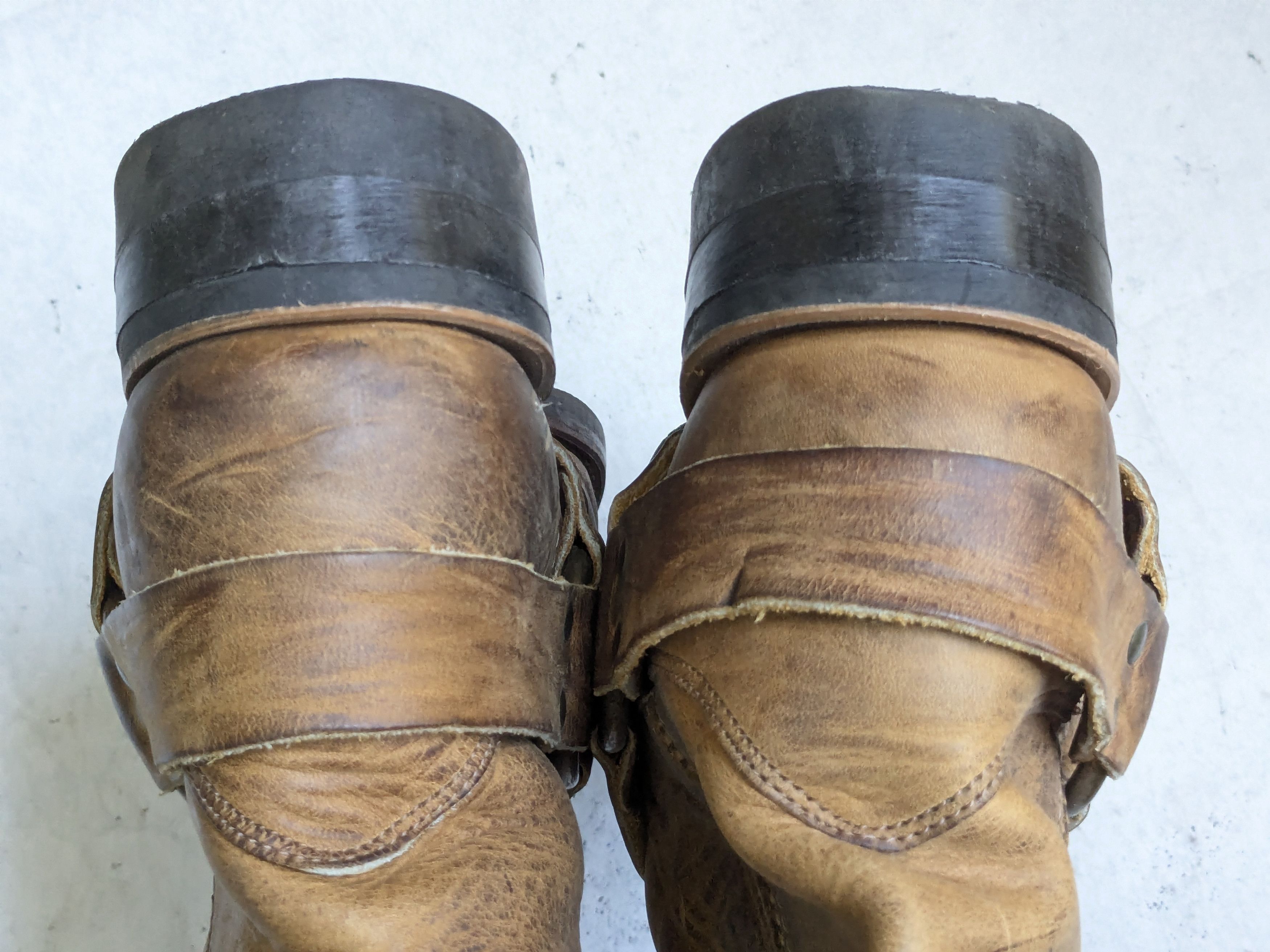 Frye Frye Harness Boots Brown 10 M Leather Buckle Straps Size US 10 / EU 43 - 13 Thumbnail