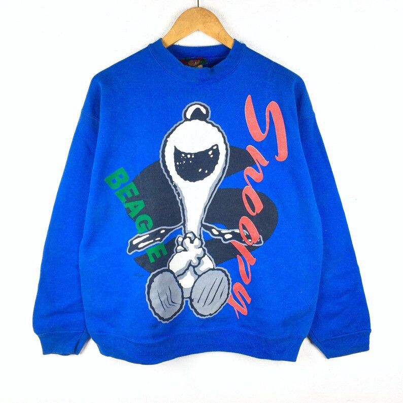 Vintage Snoopy Peanuts original sweatshirt true 80s vintage