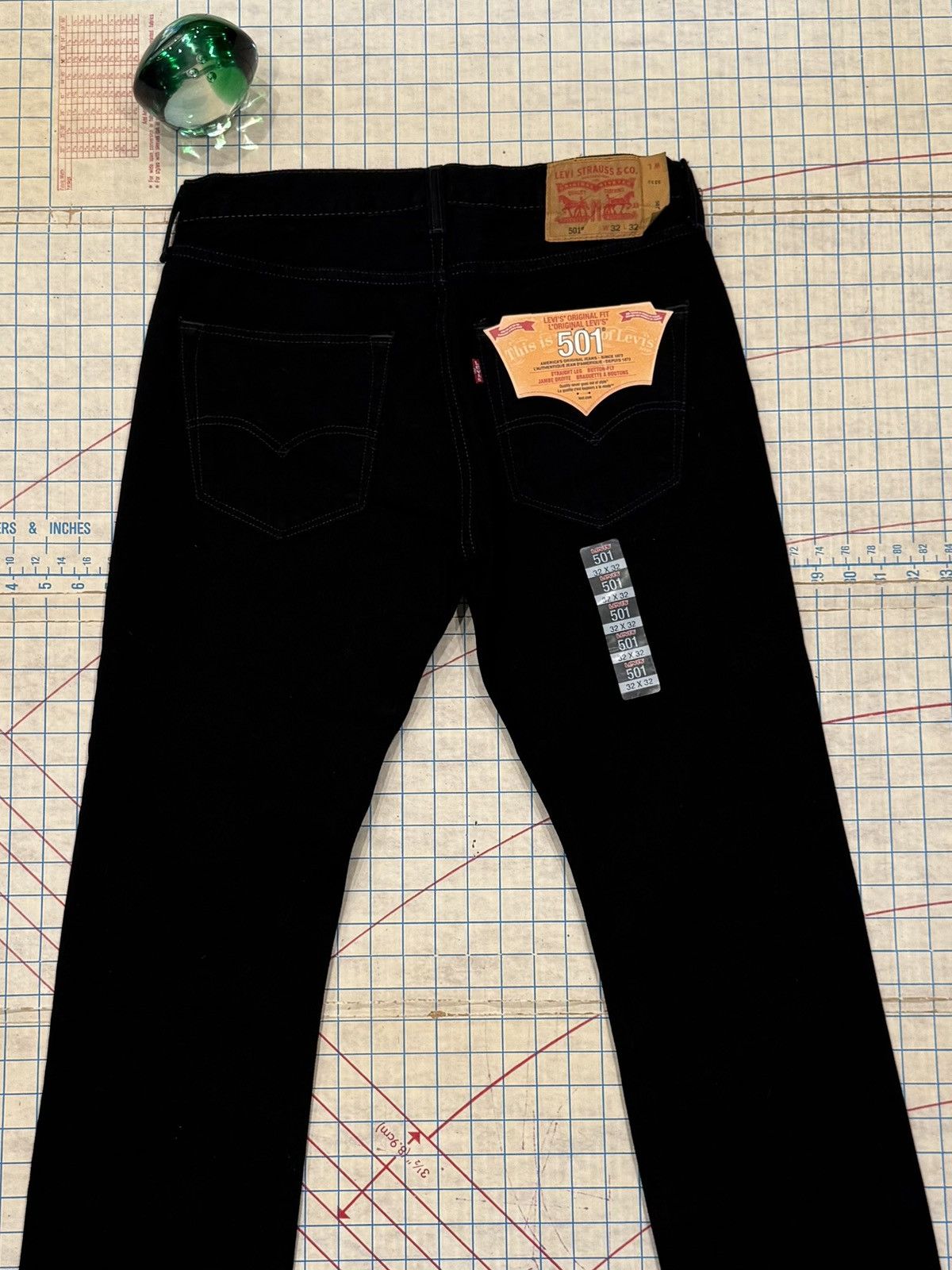 Levi's NWT Levi’s 501 Black Jeans Mens Size 32 New With Tag Denim Size US 32 / EU 48 - 11 Thumbnail