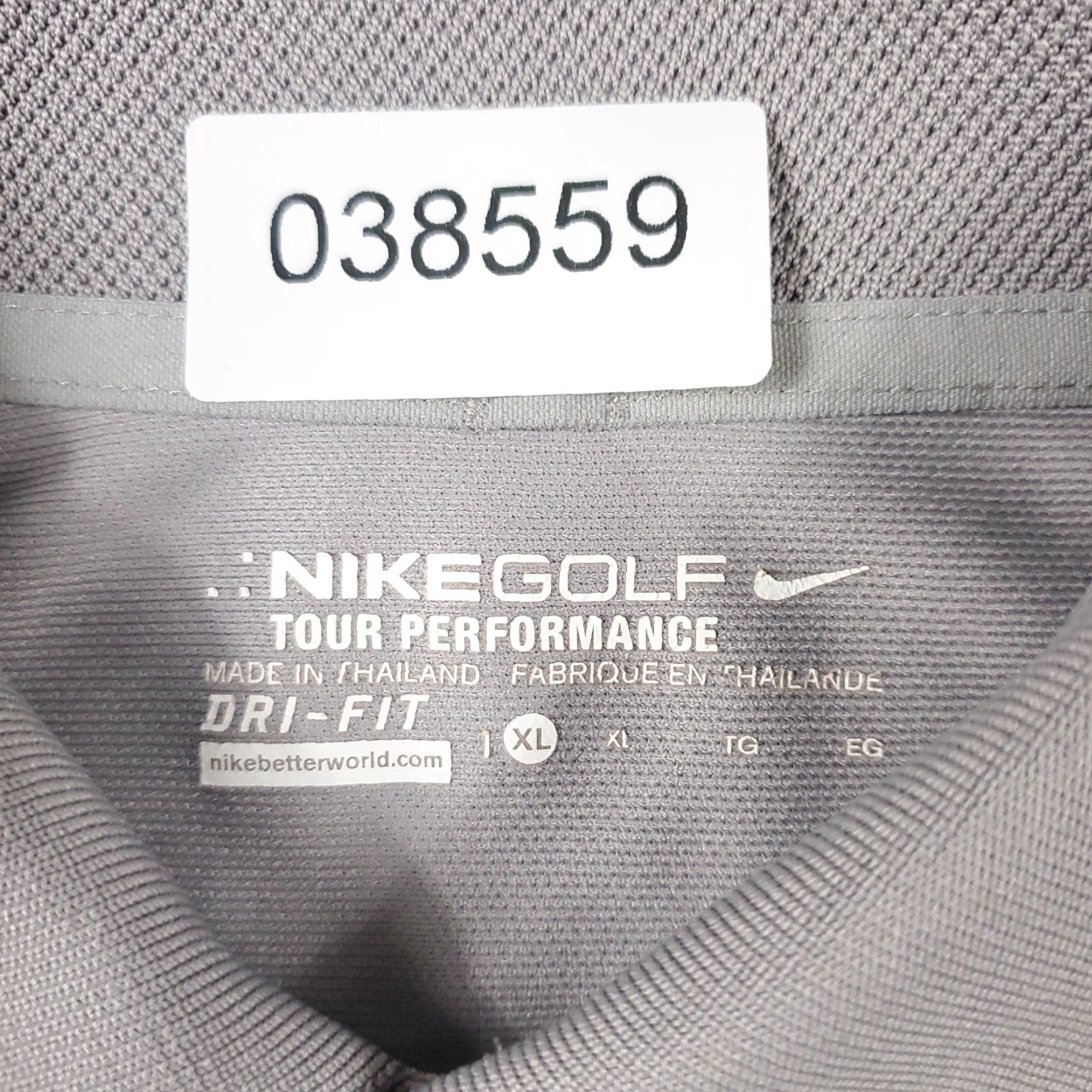 Nike Nike Polo Shirt Mens XL Gray Golf Swoosh Casual Short Sleeve Adult Size US XL / EU 56 / 4 - 7 Thumbnail