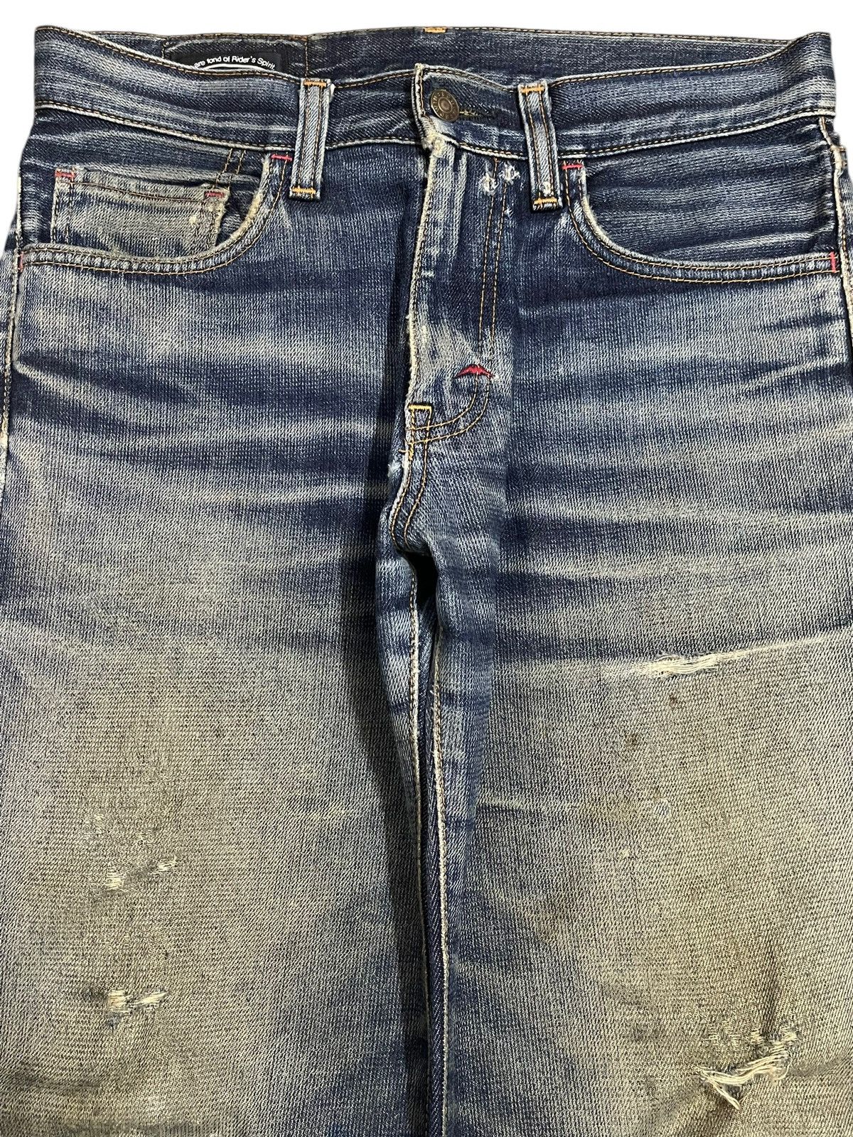 Edwin Vintage Edwin Mud Wash Distress Loose Style Jeans Size US 31 - 3 Thumbnail