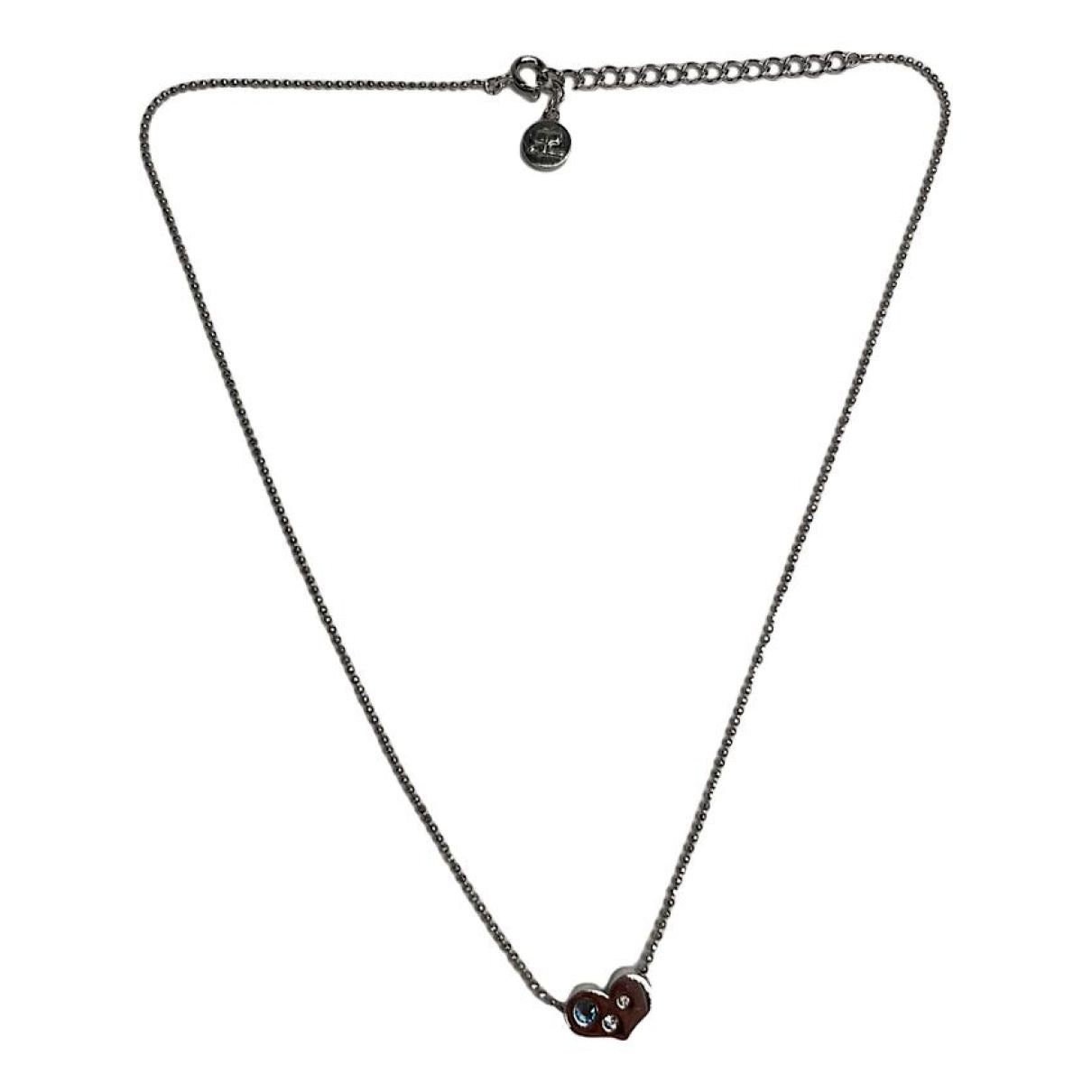 Courreges Courrèges Silver Steel Necklace Size ONE SIZE - 1 Thumbnail