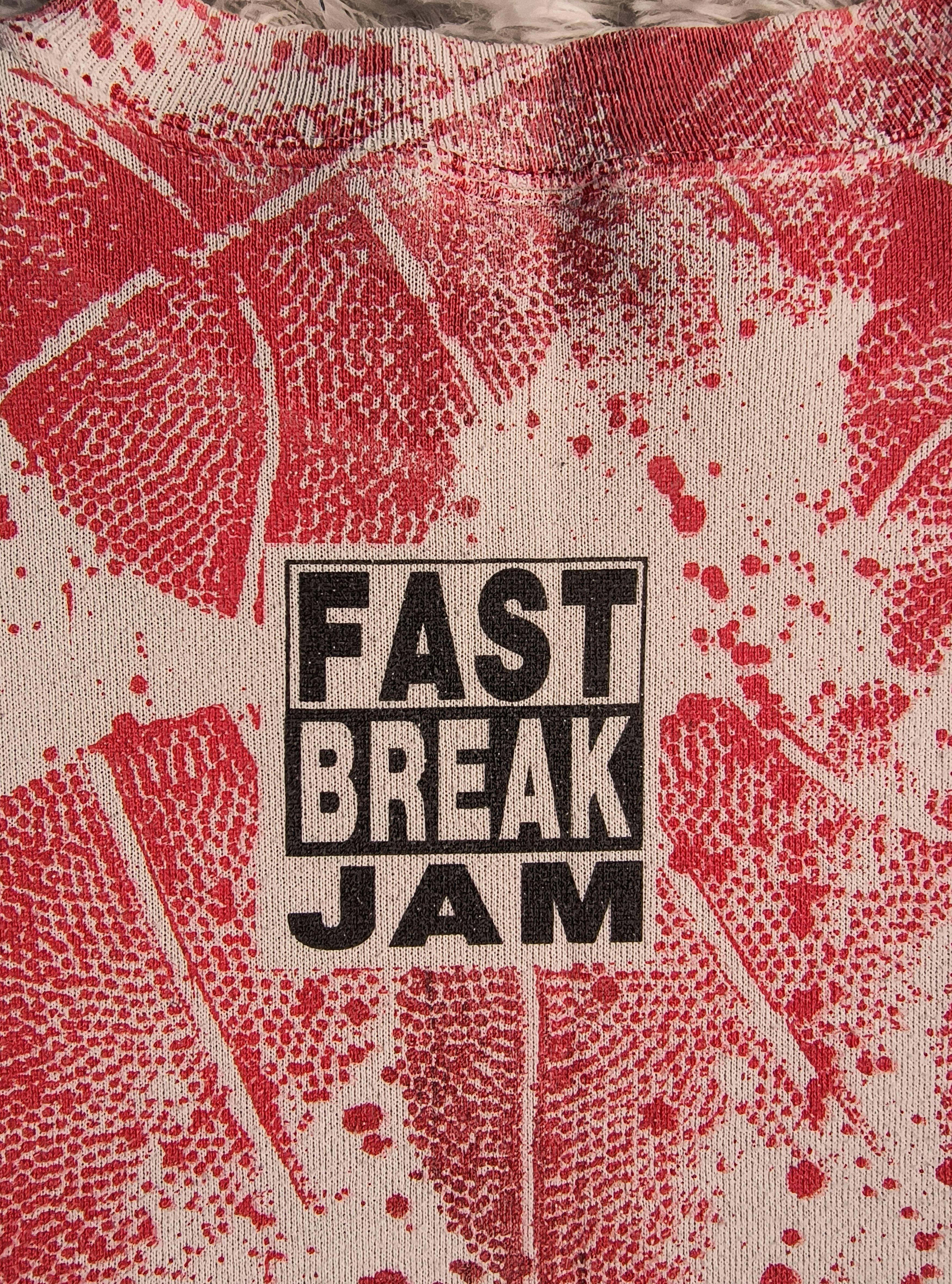 Tultex Vintage Fast break jam basketball crewneck sweatshirt Size US XL / EU 56 / 4 - 8 Thumbnail