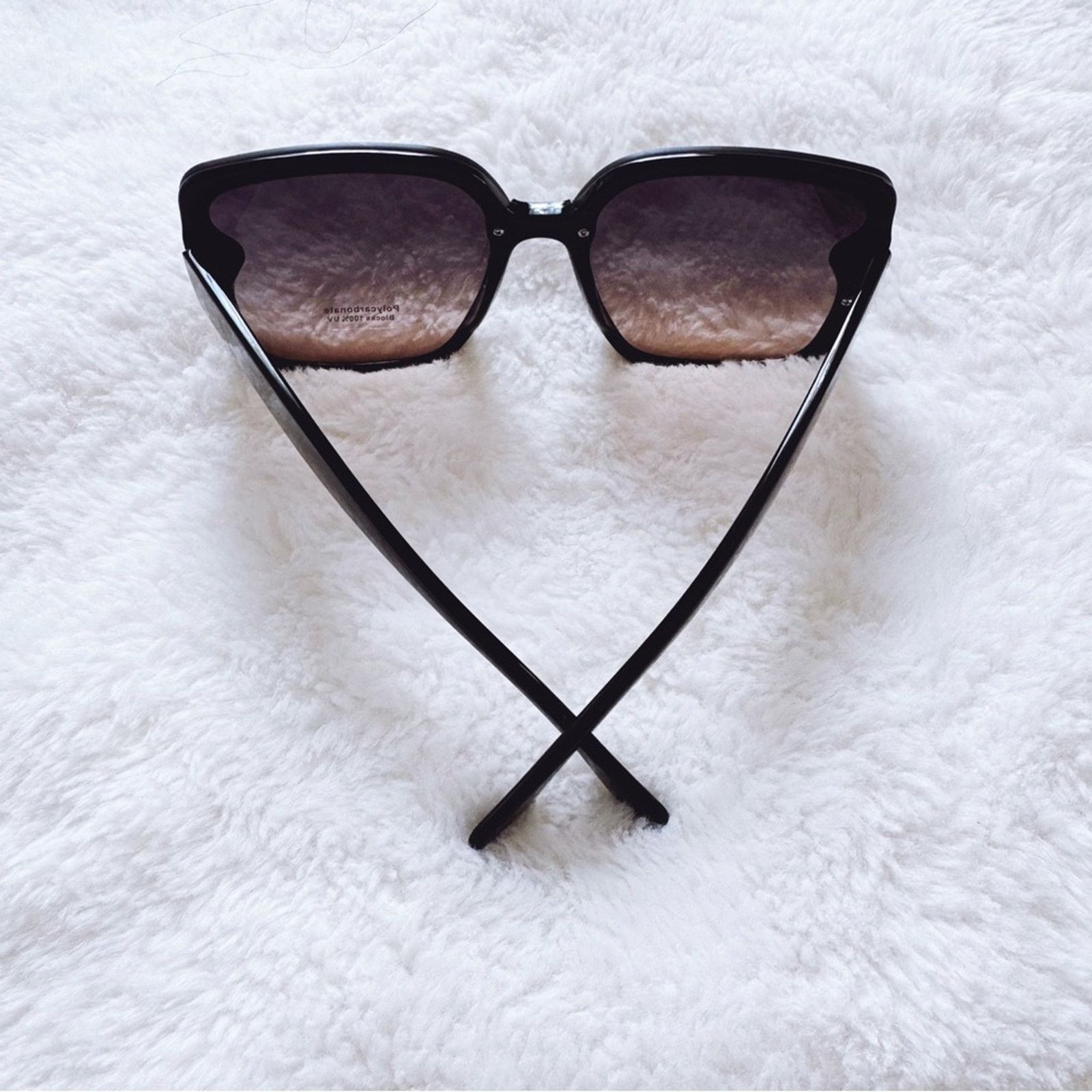 Other Abby Black Square Frame Sunglasses Size ONE SIZE - 9 Thumbnail