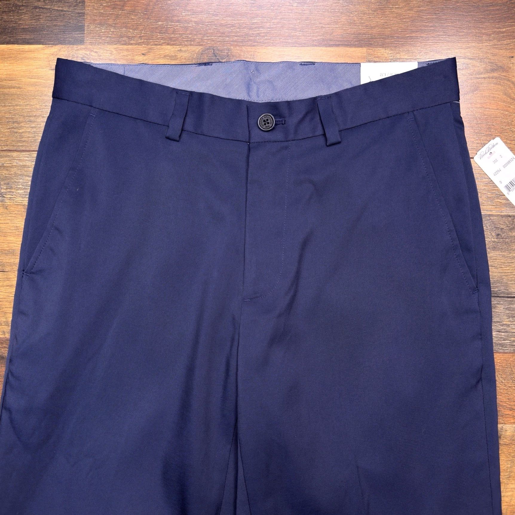 Brooks Brothers Brooks Brothers Performance Chino Pants Mens 30x32 Navy Mid Rise Stretch New Size US 30 / EU 46 - 2 Thumbnail