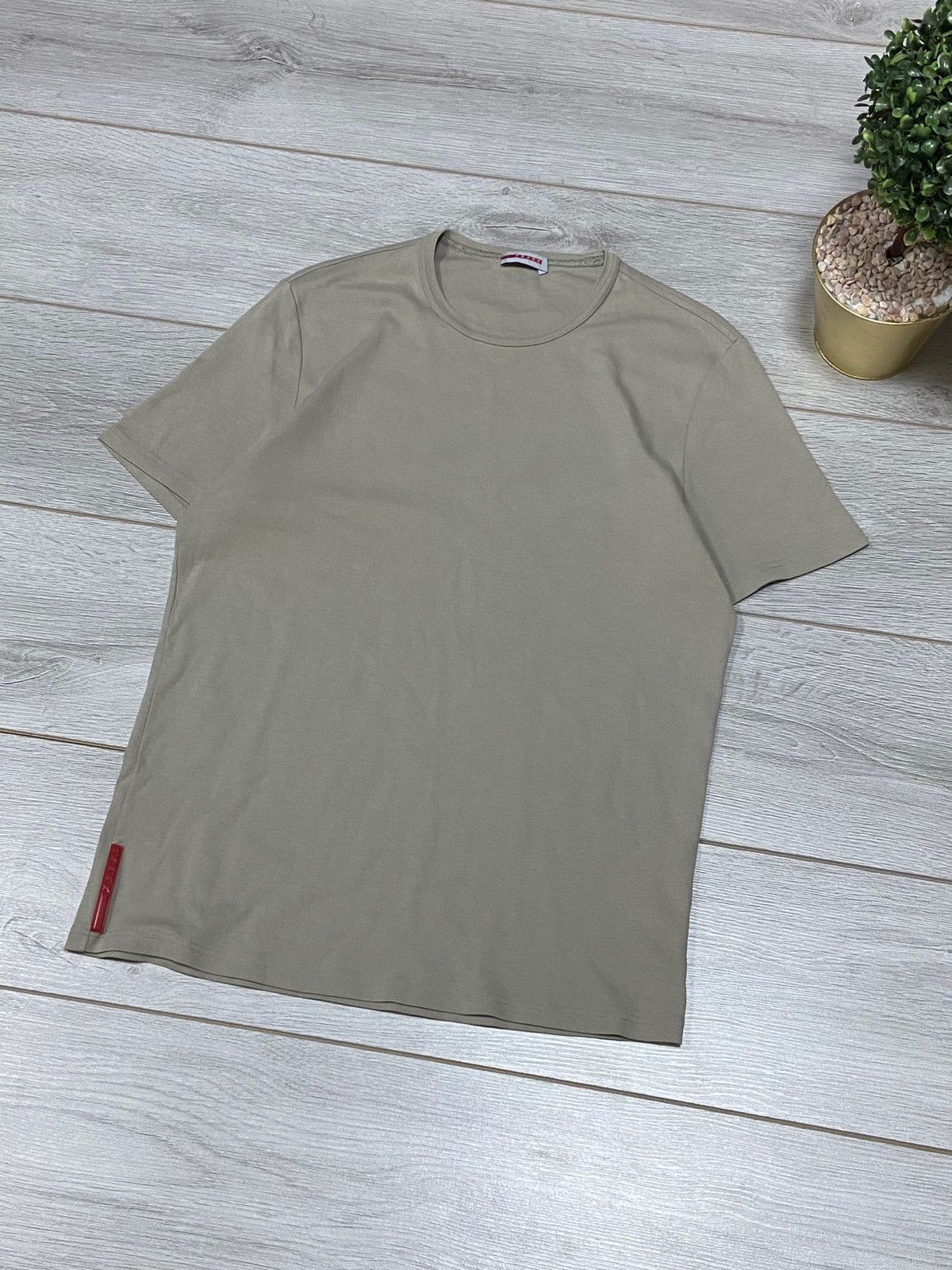 Prada red tab vintage t-shirt