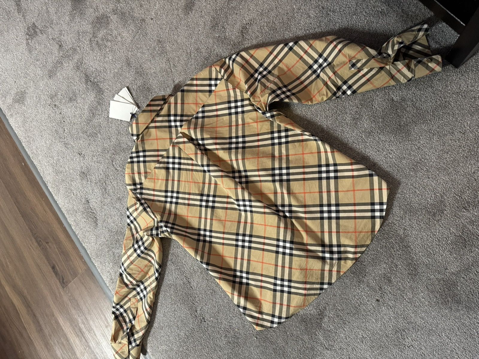 Burberry Relaxed Fit Check Cotton Flannel Shirt Button-Down Shirt Size US L / EU 52-54 / 3 - 11 Thumbnail