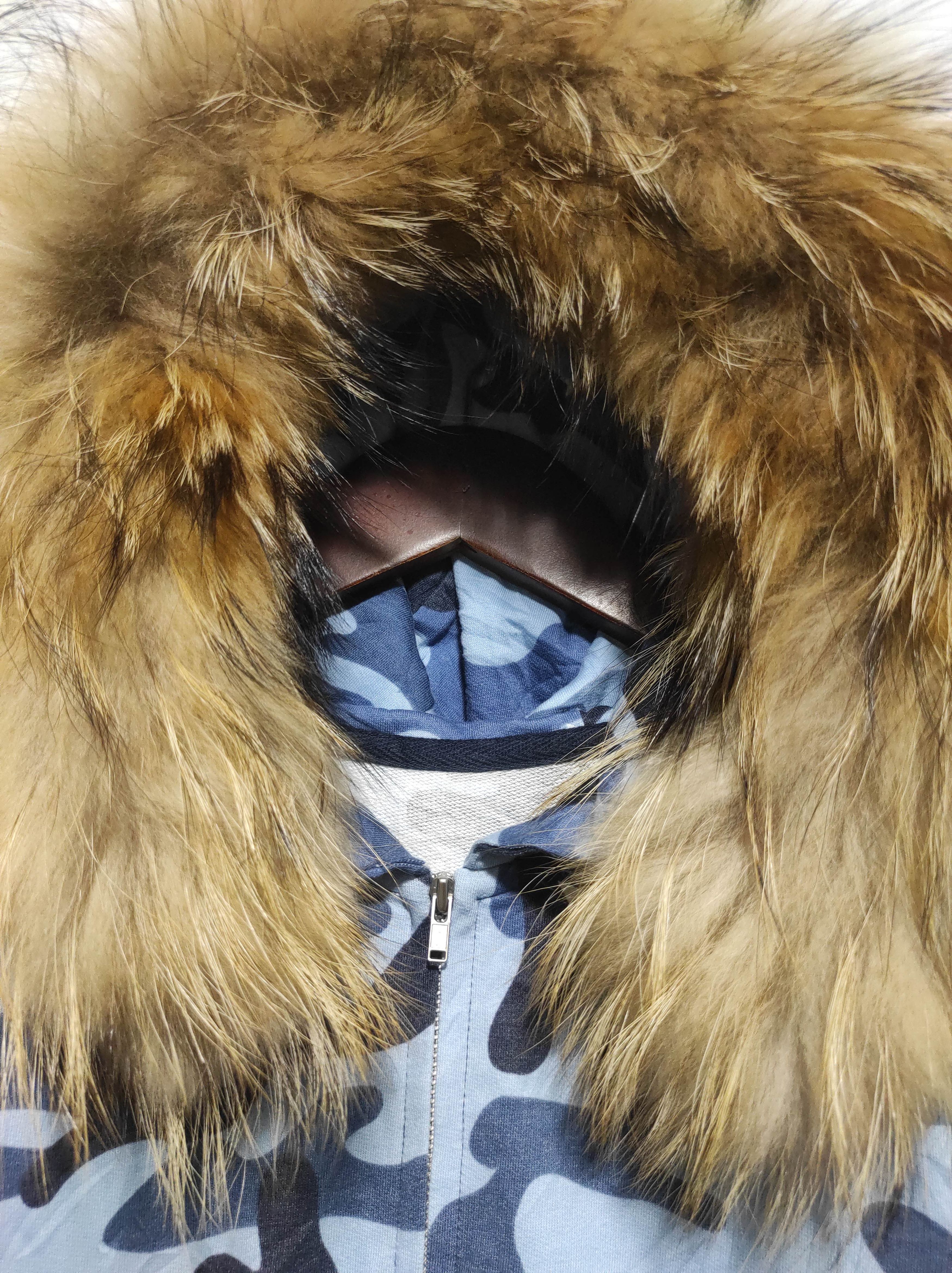 If Six Was Nine Cat In The Closet Camo Zip Fur Hoodie IfSixWasNine LGB style Size US S / EU 44-46 / 1 - 4 Thumbnail