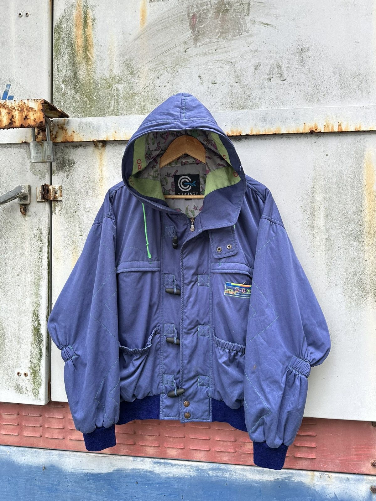 Vintage 👹Vintage Giugiaro Ski Hooded Bomber Jacket Size US M / EU 48-50 / 2 - 1 Thumbnail