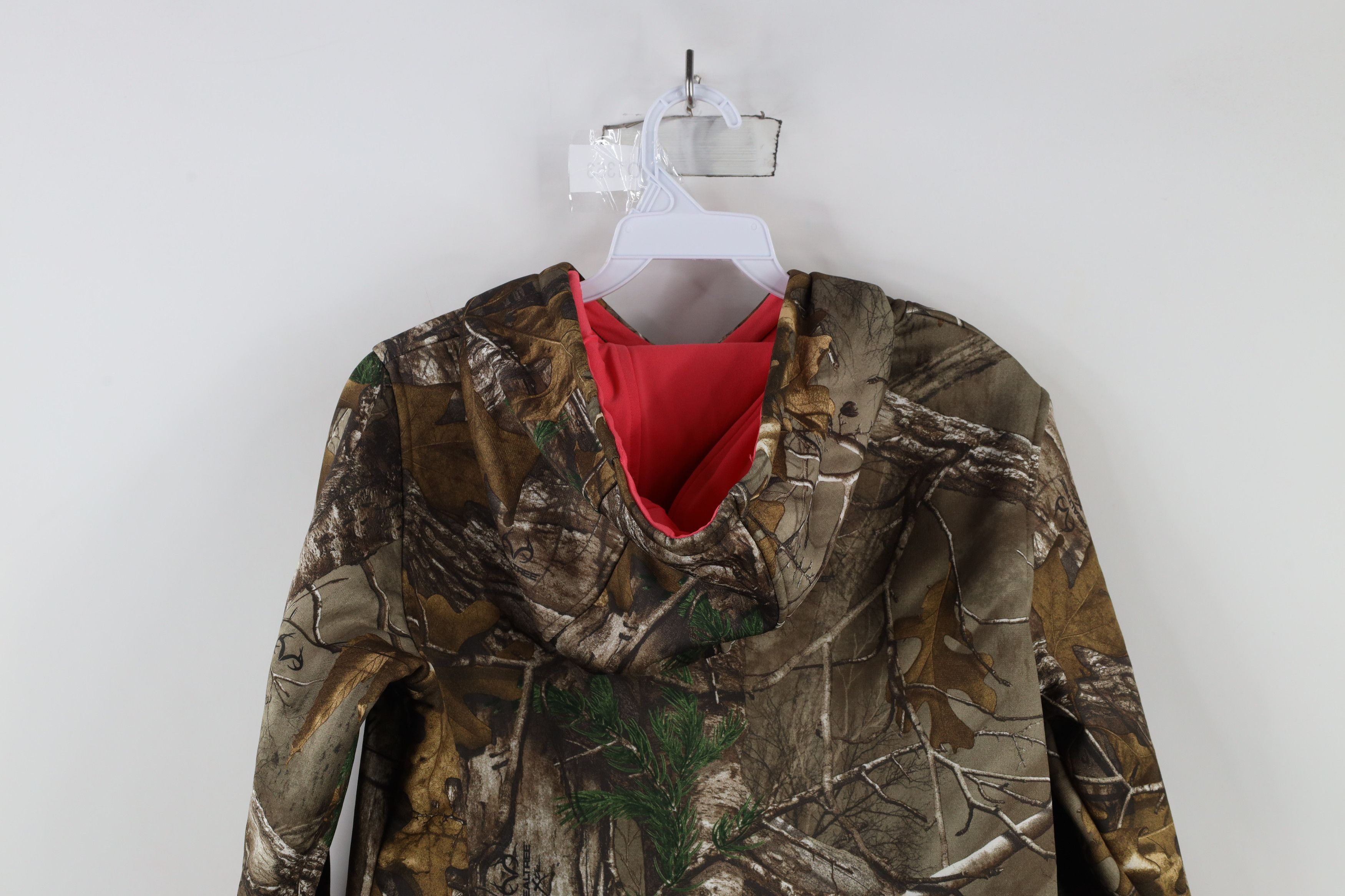 Under Armour × Vintage Under Armour Big Logo Realtree Camouflage Hoodie Sweatshirt Size S / US 4 / IT 40 - 10 Thumbnail
