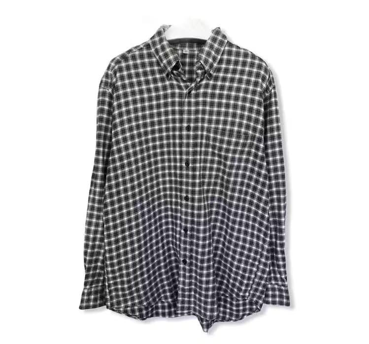 image of Uniqlo Plaid Tartan Flannel Shirt, Men's (Size Small)