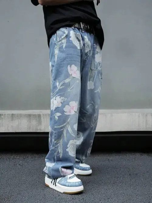 Jean Furuya x Kamon Vintage Unique Printed Jeans Loose Fit Size US 32 / EU 48 - 5 Thumbnail