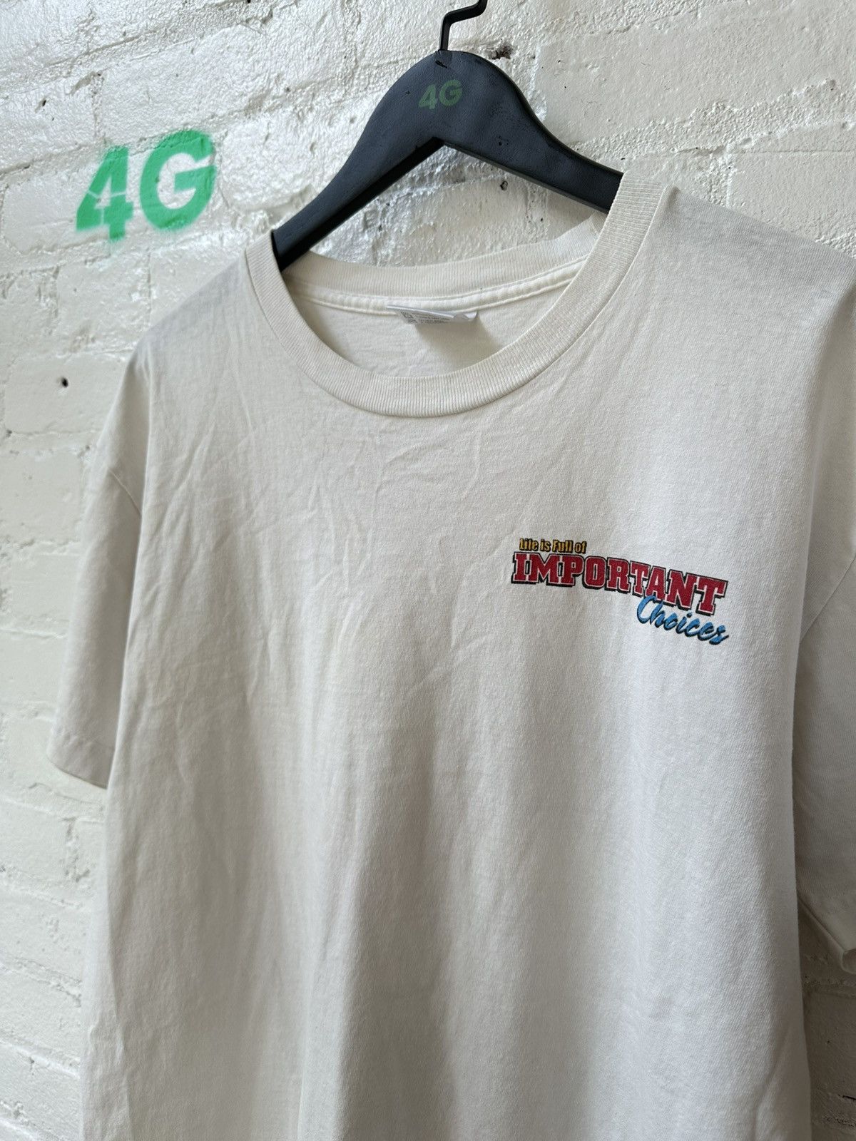 Vintage VINTAGE IMPORTANT CHOICES PERVERTED T Size US L / EU 52-54 / 3 - 2 Thumbnail