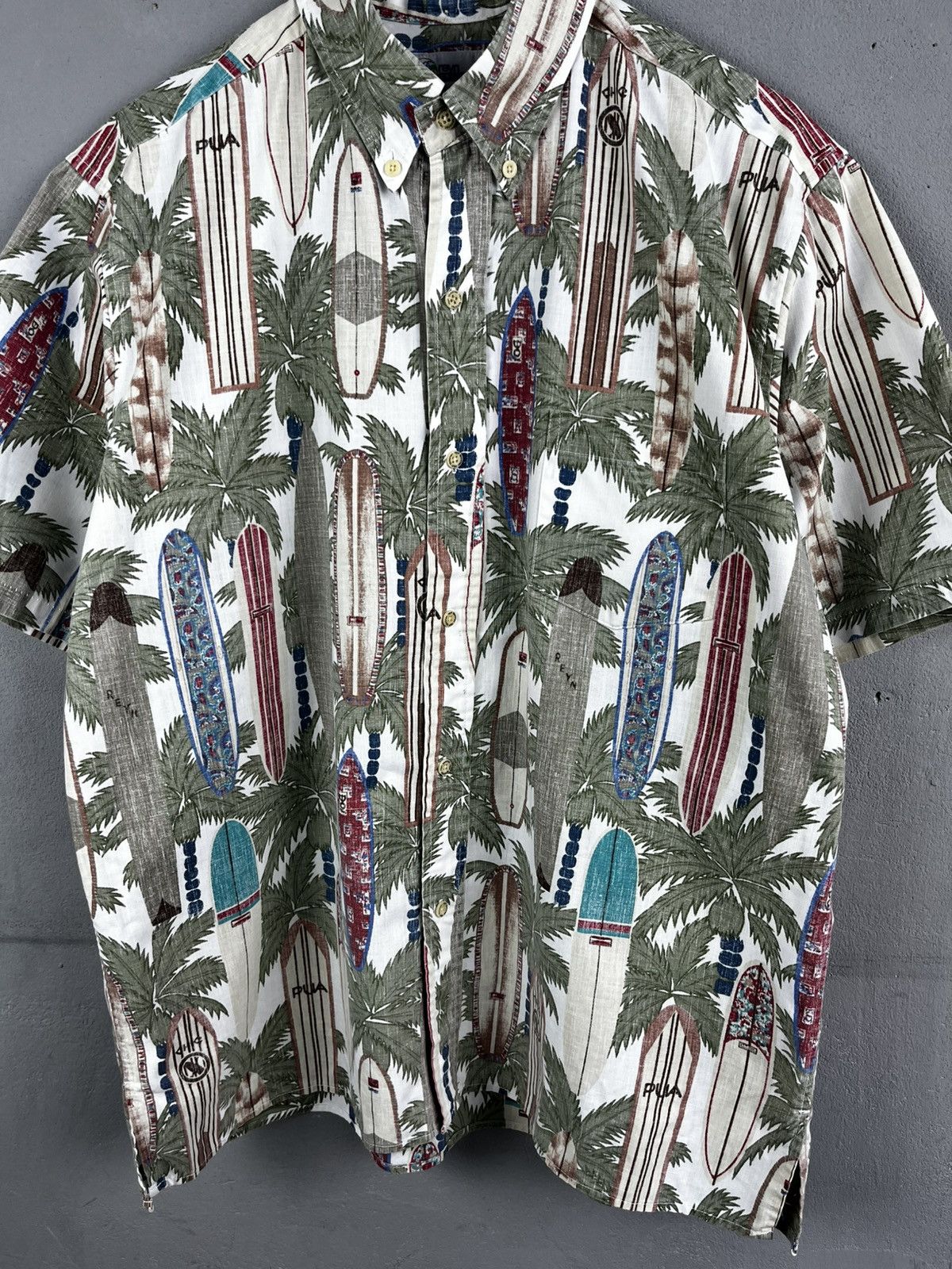 Polo Ralph Lauren RARE Reyn Hawaiian shirt Size US L / EU 52-54 / 3 - 3 Thumbnail