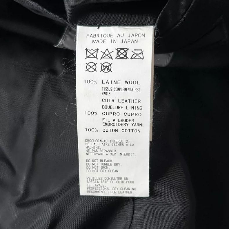 Yohji Yamamoto Yohji Yamamoto Yohji Yamamoto Black Wool Suit Jacket Size US S / EU 44-46 / 1 - 6 Thumbnail