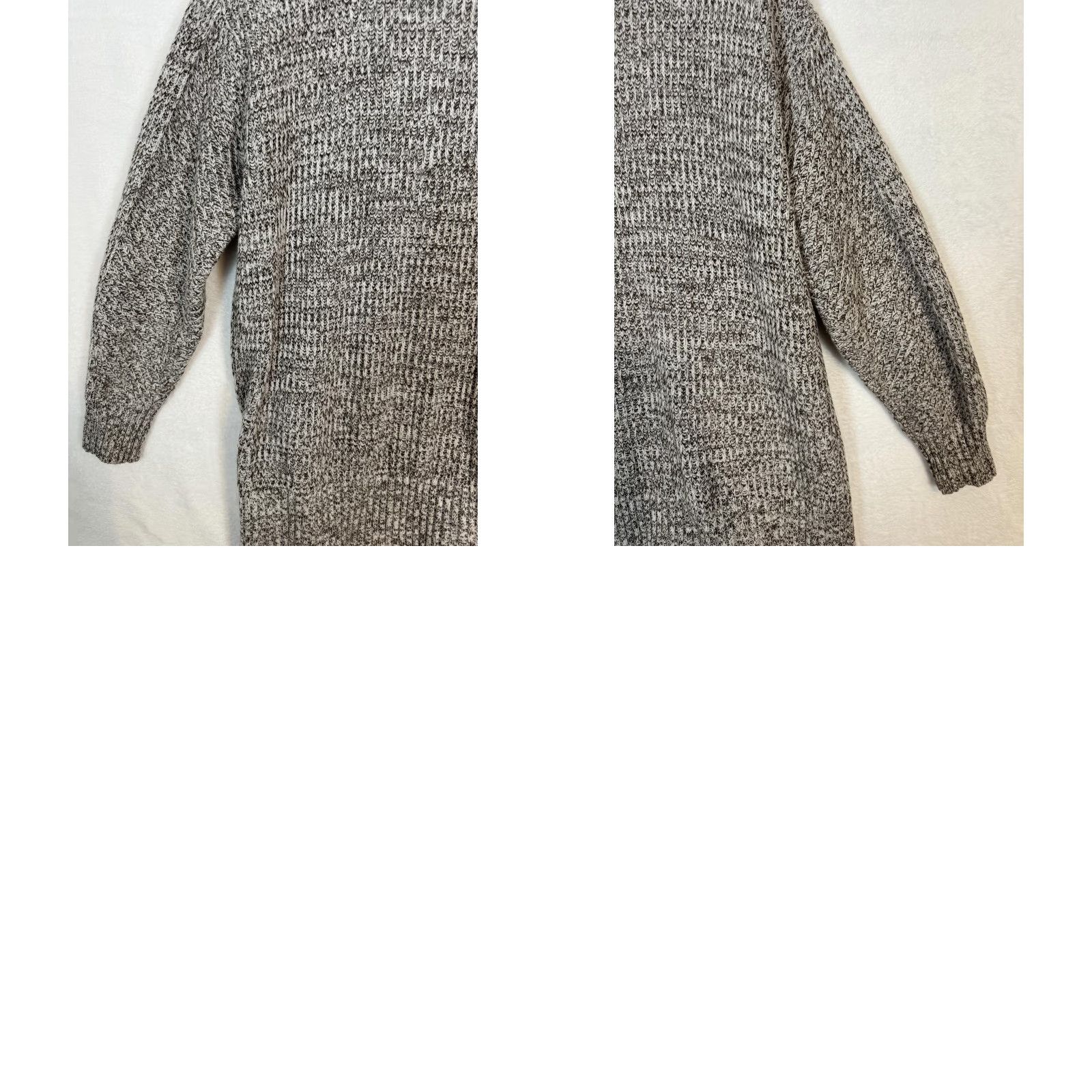 Vintage A New Day Cardigan Sweater Women’s S Long Waisted Open Front Knit V-Neck Raglan Sleeve Brown Size S / US 4 / IT 40 - 9 Thumbnail