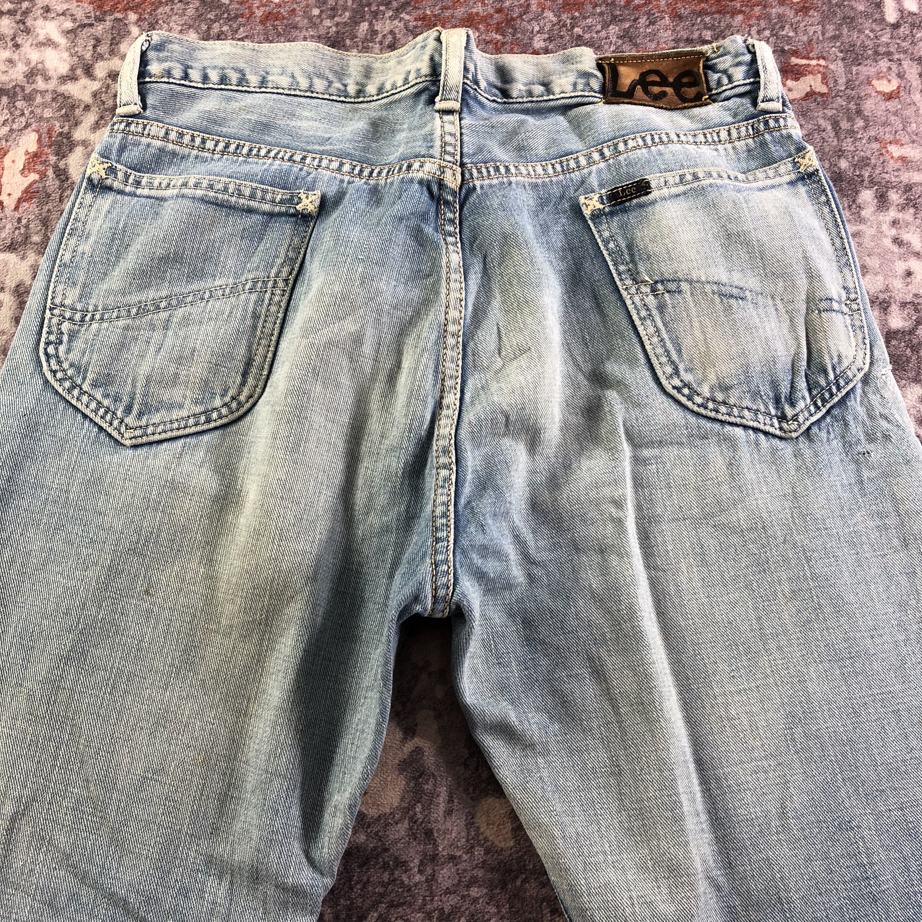 Lee Vintage Blue Wash Lee Riders Selvedge Jeans-JM3637 Size US 33 - 4 Thumbnail