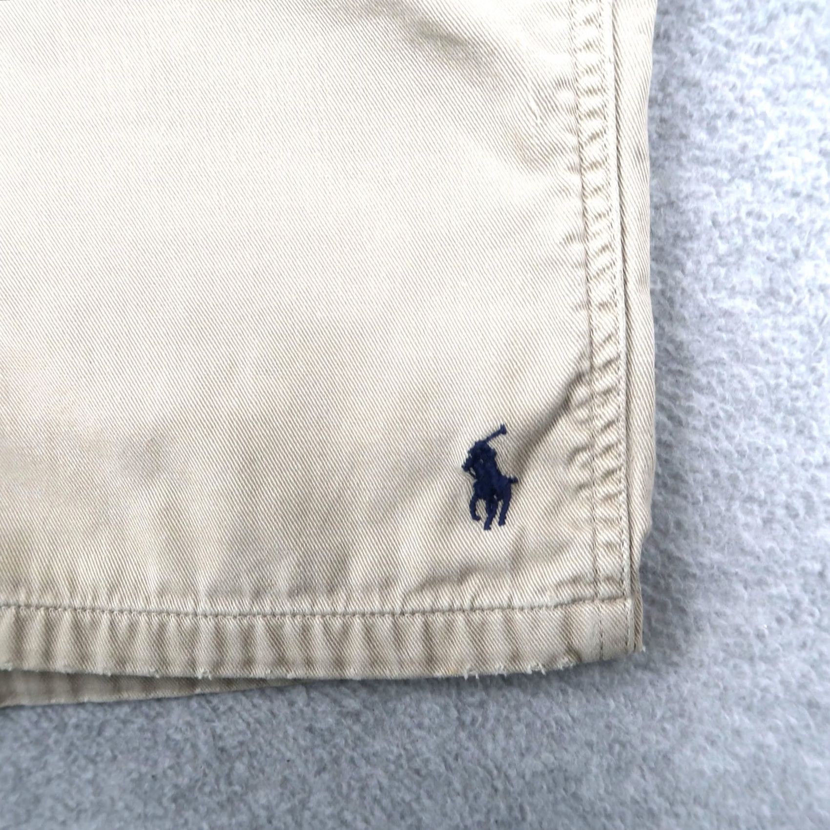 Polo Ralph Lauren VINTAGE Polo Ralph Lauren Drawstring Shorts Mens XL Beige Chino Elastic USA Polo Ralph Lauren Size US XL / EU 56 / 4 - 3 Thumbnail
