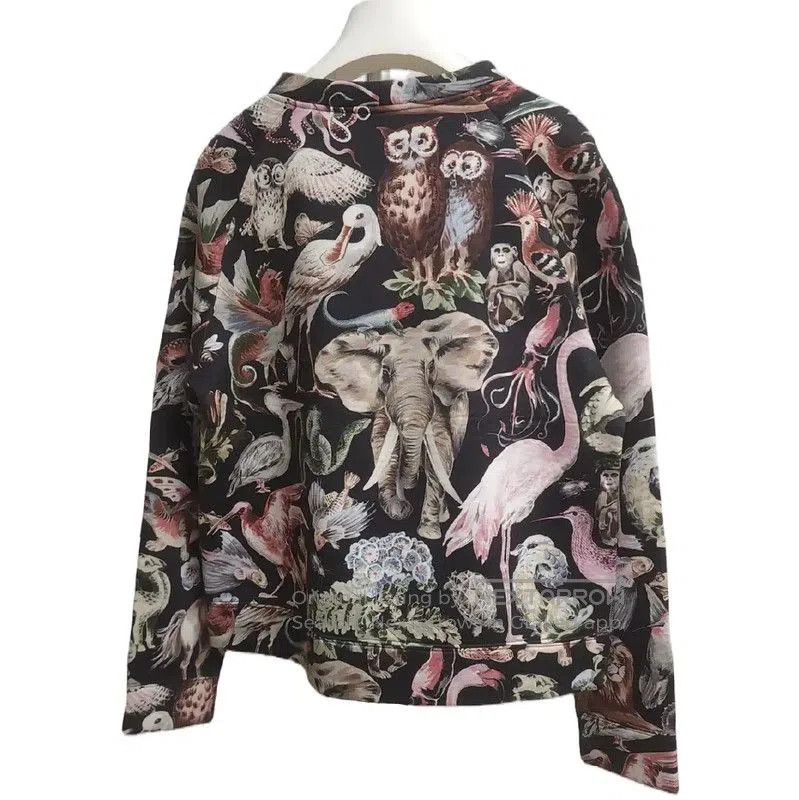 Valentino Valentino Colorful Cotton Print Long Sleeve Sweatshirt . Size L / US 10 / IT 46 - 2 Thumbnail