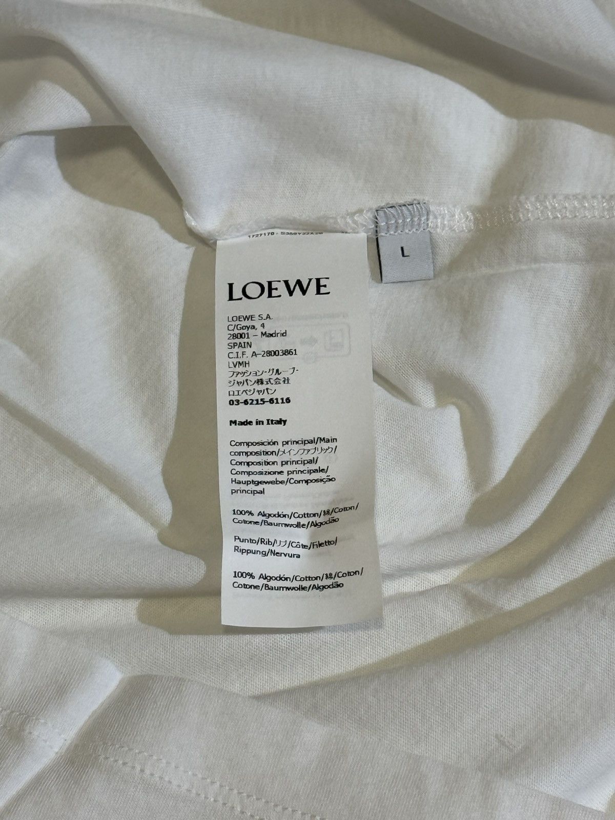 Loewe Loewe white crop top Size L / US 10 / IT 46 - 5 Thumbnail