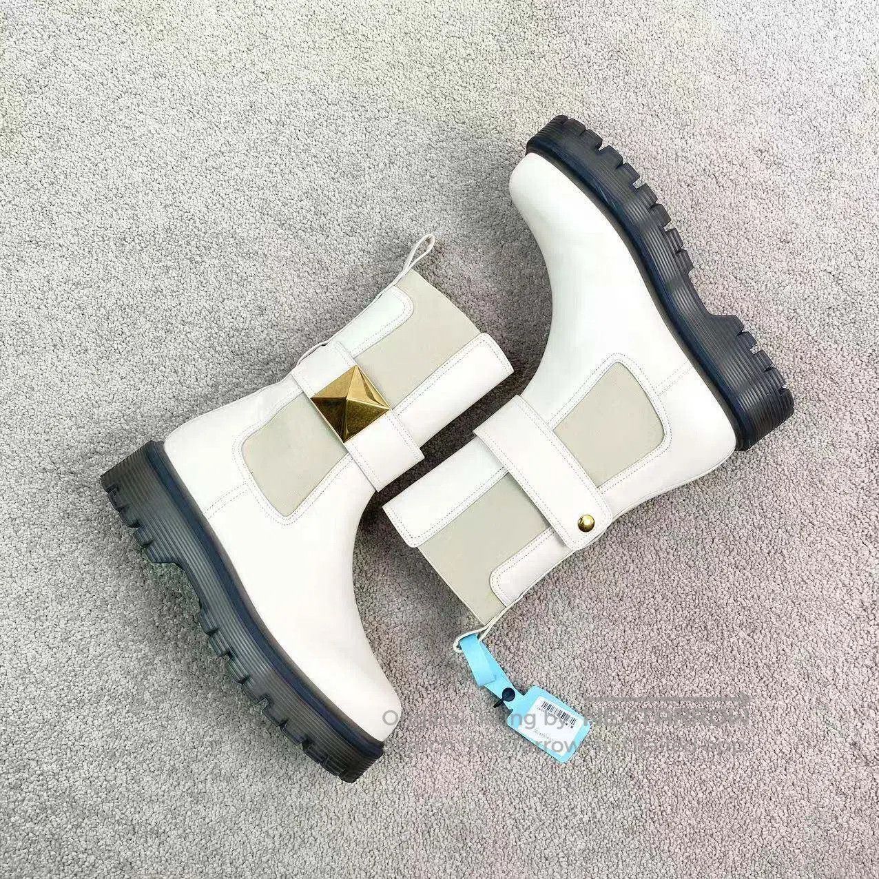 Valentino Valentino White orange boots| Size US 6.5 / IT 36.5 - 4 Thumbnail