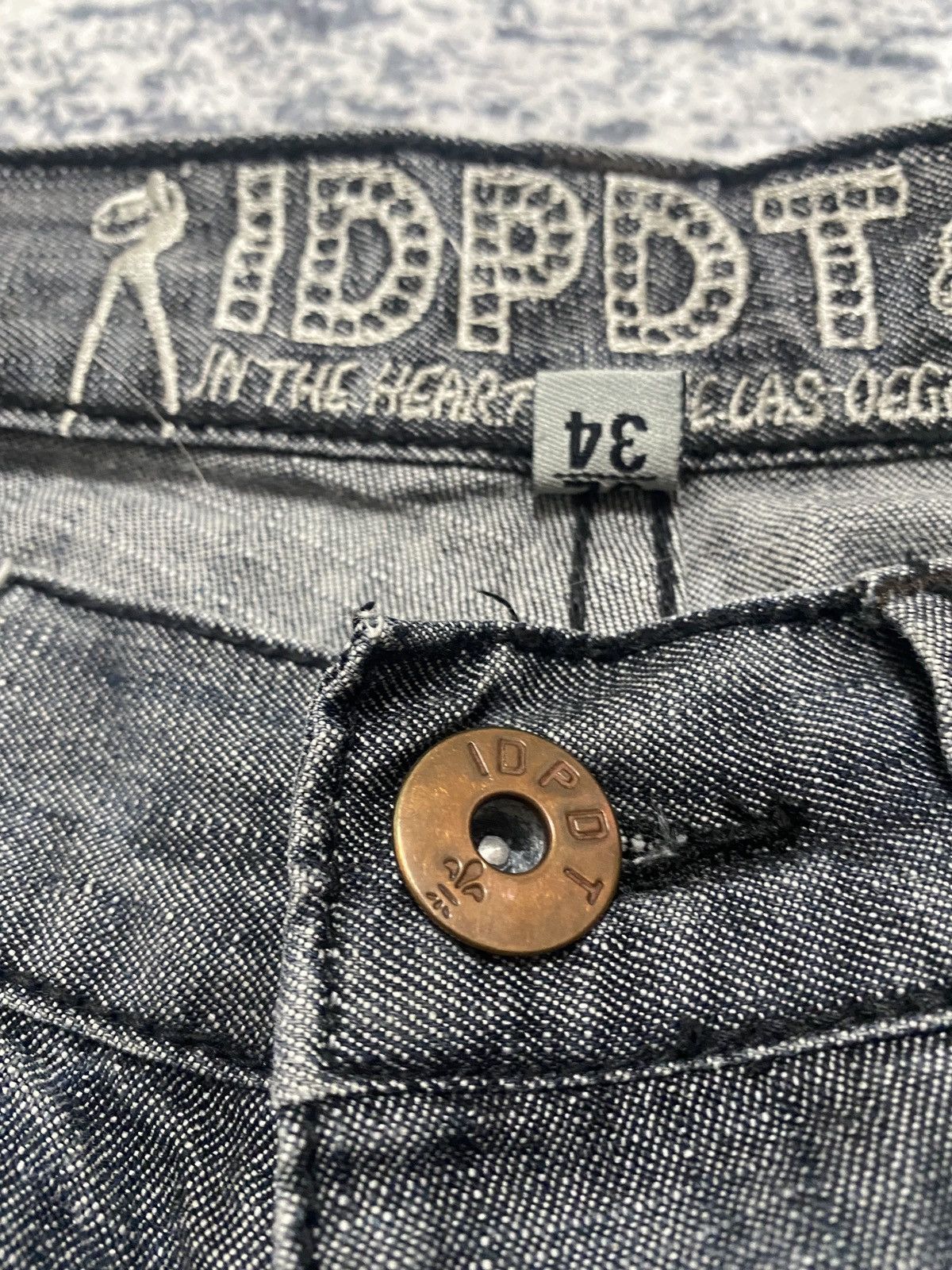 Japanese Brand × Vintage Washed Denim jeans IDPDT in The heart of las vegas strip Size US 32 / EU 48 - 8 Thumbnail